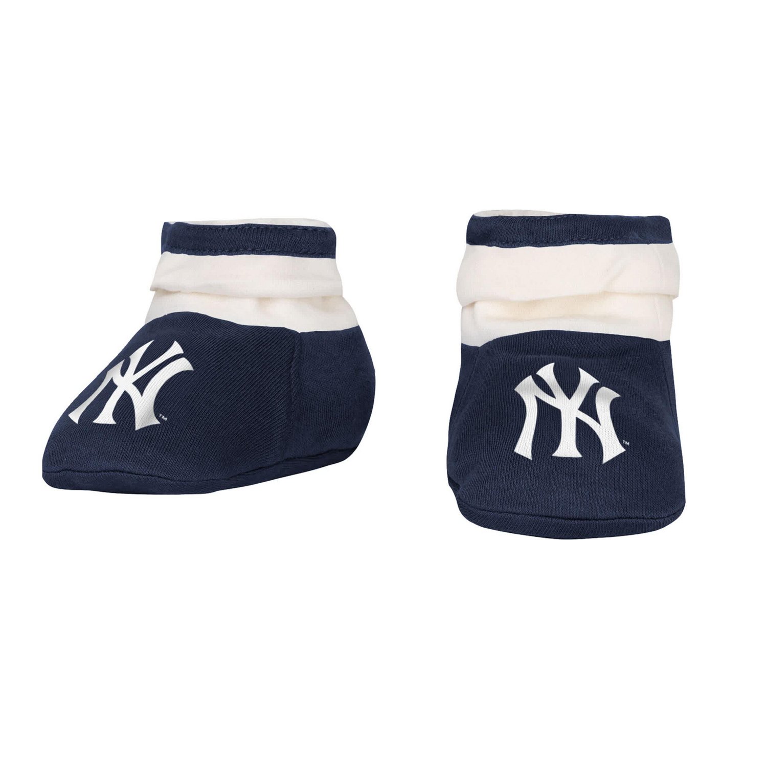 Newborn Outerstuff New York Yankees Up One Three-Piece Bodysuit Bib  Booties Set - view number 4