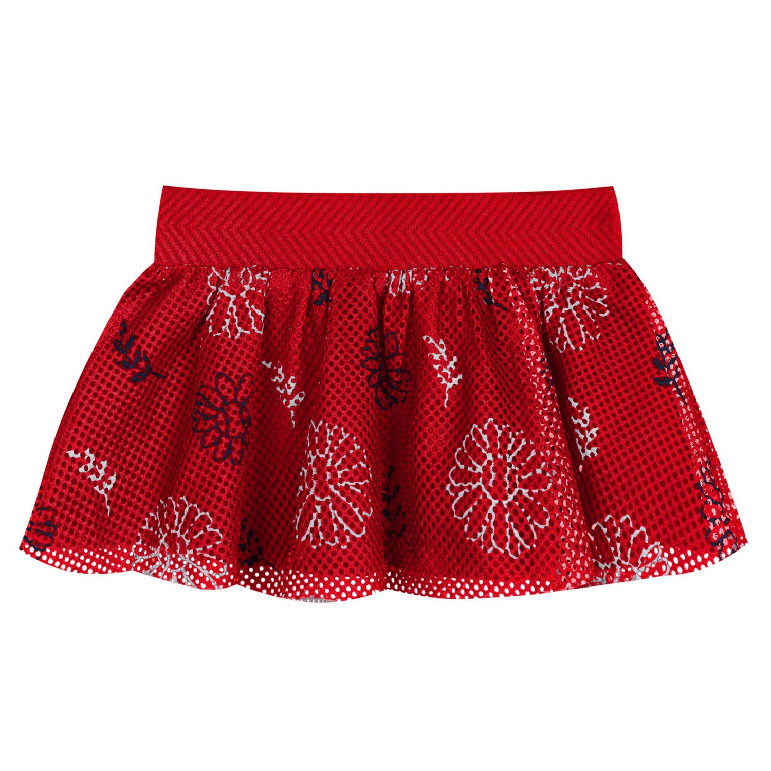 Newborn Red St Louis Cardinals Sweet Catcher 3-Piece Bodysuit Headband and Skirt Set - view number 4