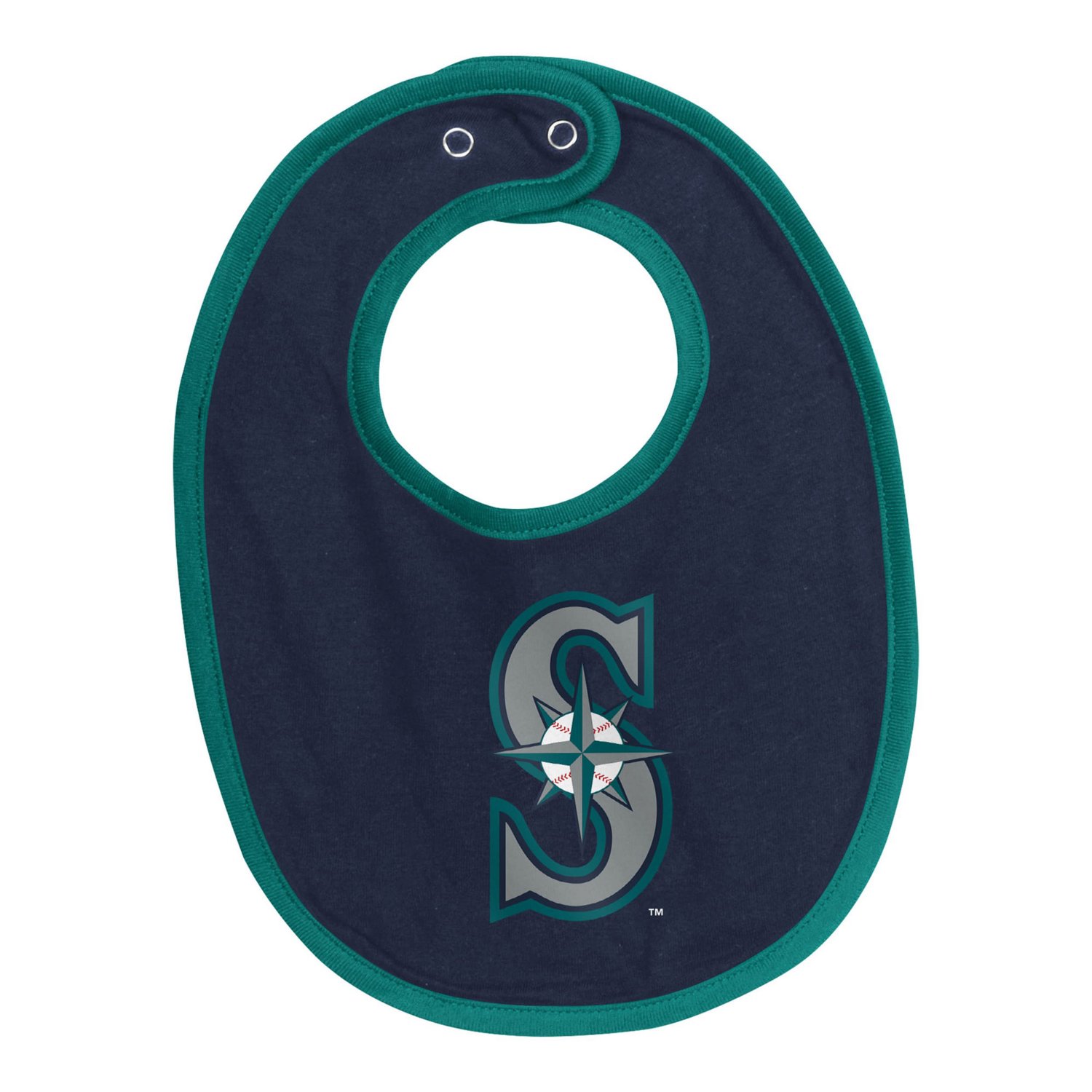 Newborn Seattle Mariners Tied Up Bodysuit Bib  Bootie Set - view number 3