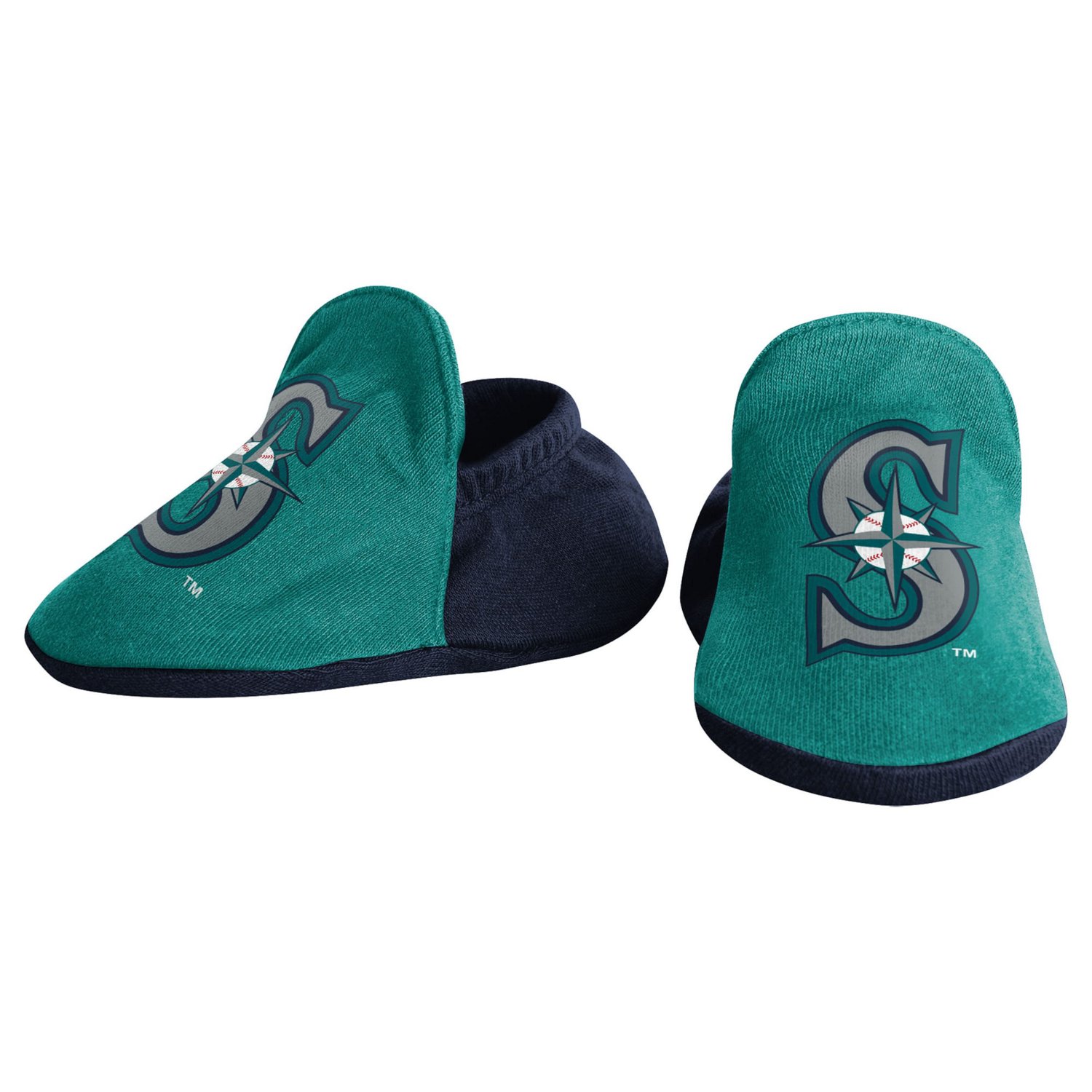 Newborn Seattle Mariners Tied Up Bodysuit Bib  Bootie Set - view number 4