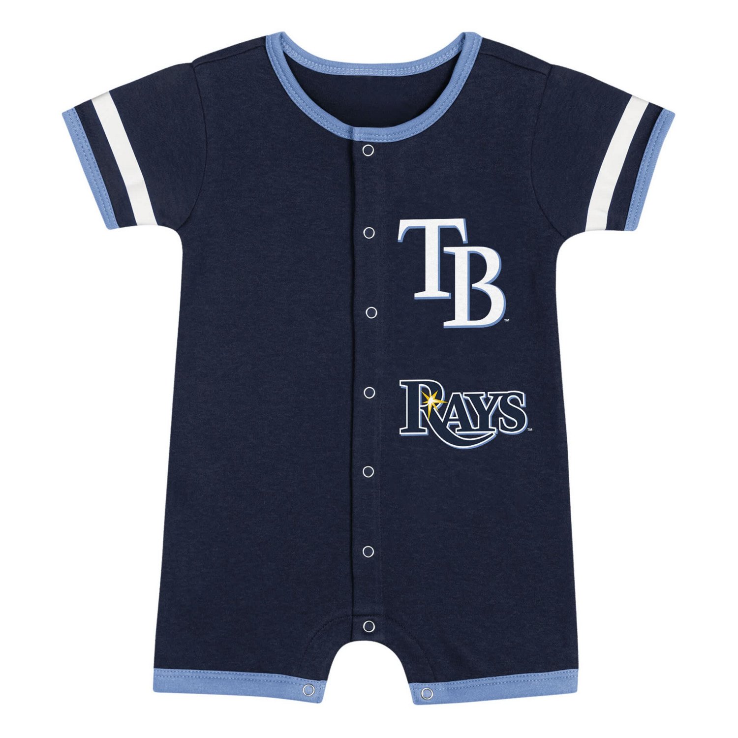 Newborn Tampa Bay Rays Double Hit Coveralls - view number 2