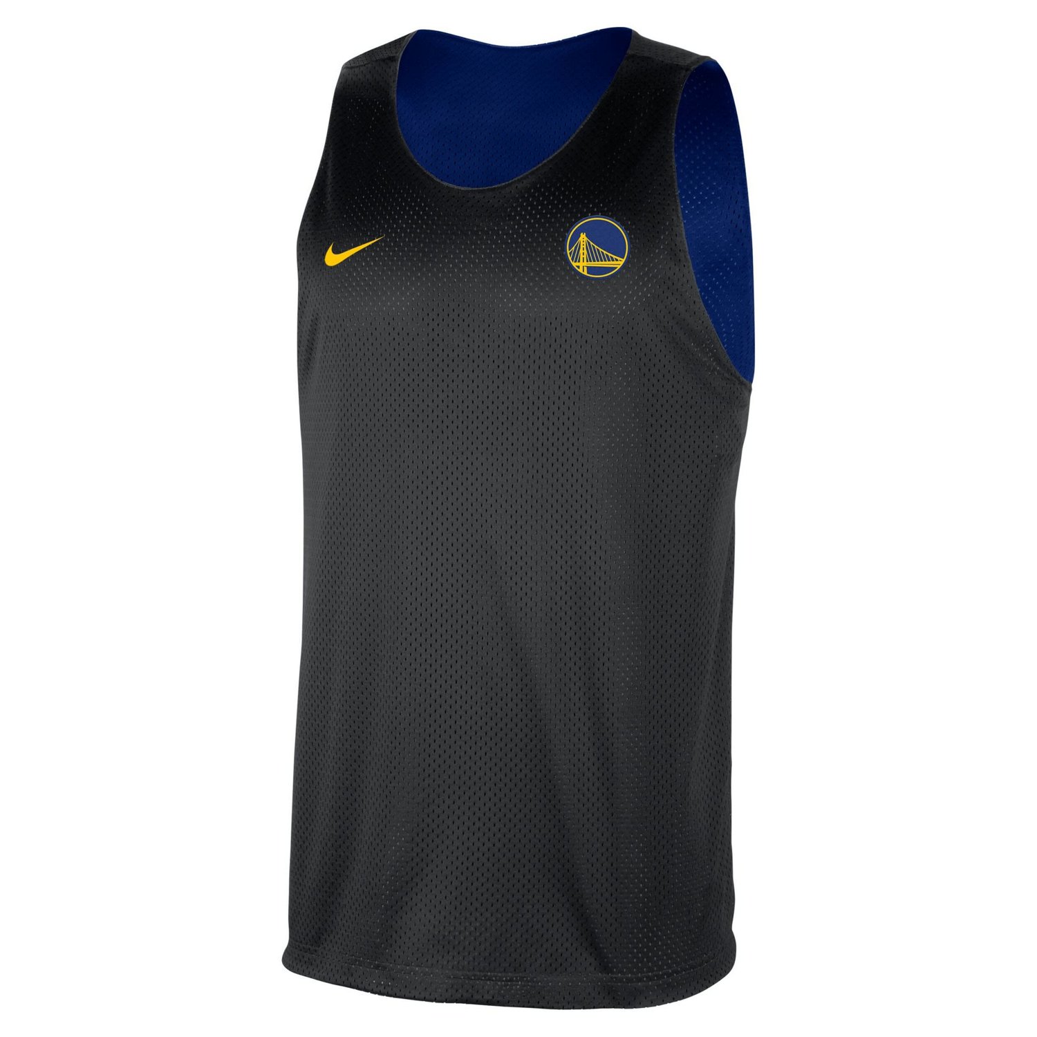 Nike Black Golden State Warriors Courtside Reversible Mesh Practice Jersey - view number 4
