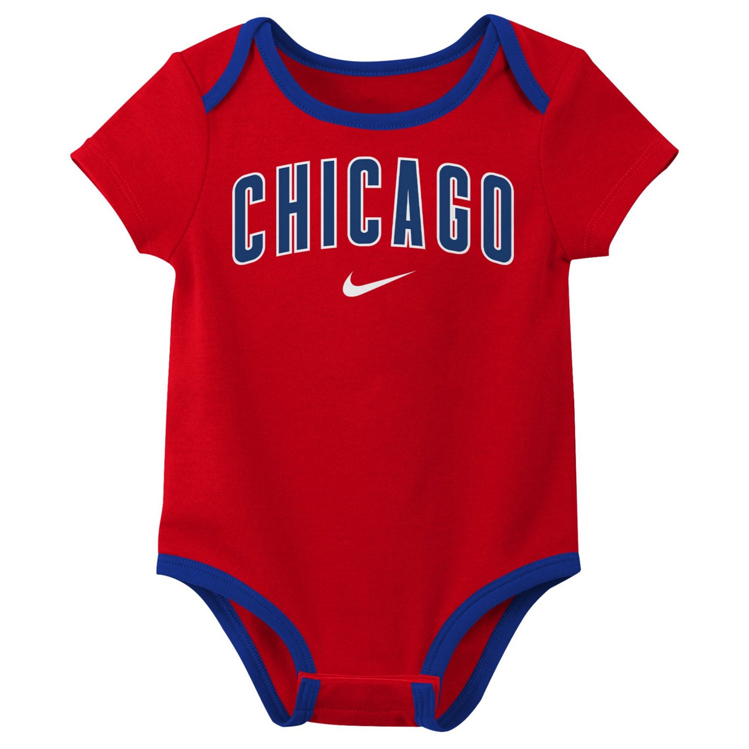 Nike Chicago Cubs Authentic Collection Three-Pack Bodysuit Set - view number 2