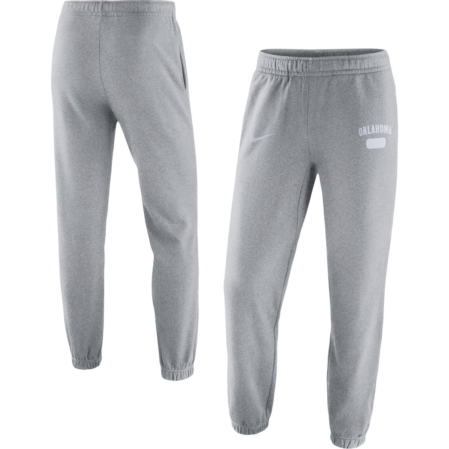 Nike Heathered Gray Oklahoma Sooners Saturday Fleece Pants - view number 1