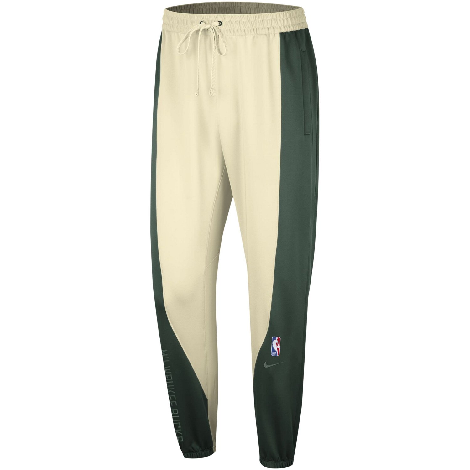 Nike Hunter /Cream Milwaukee Bucks 2023/24 Authentic Showtime Pants