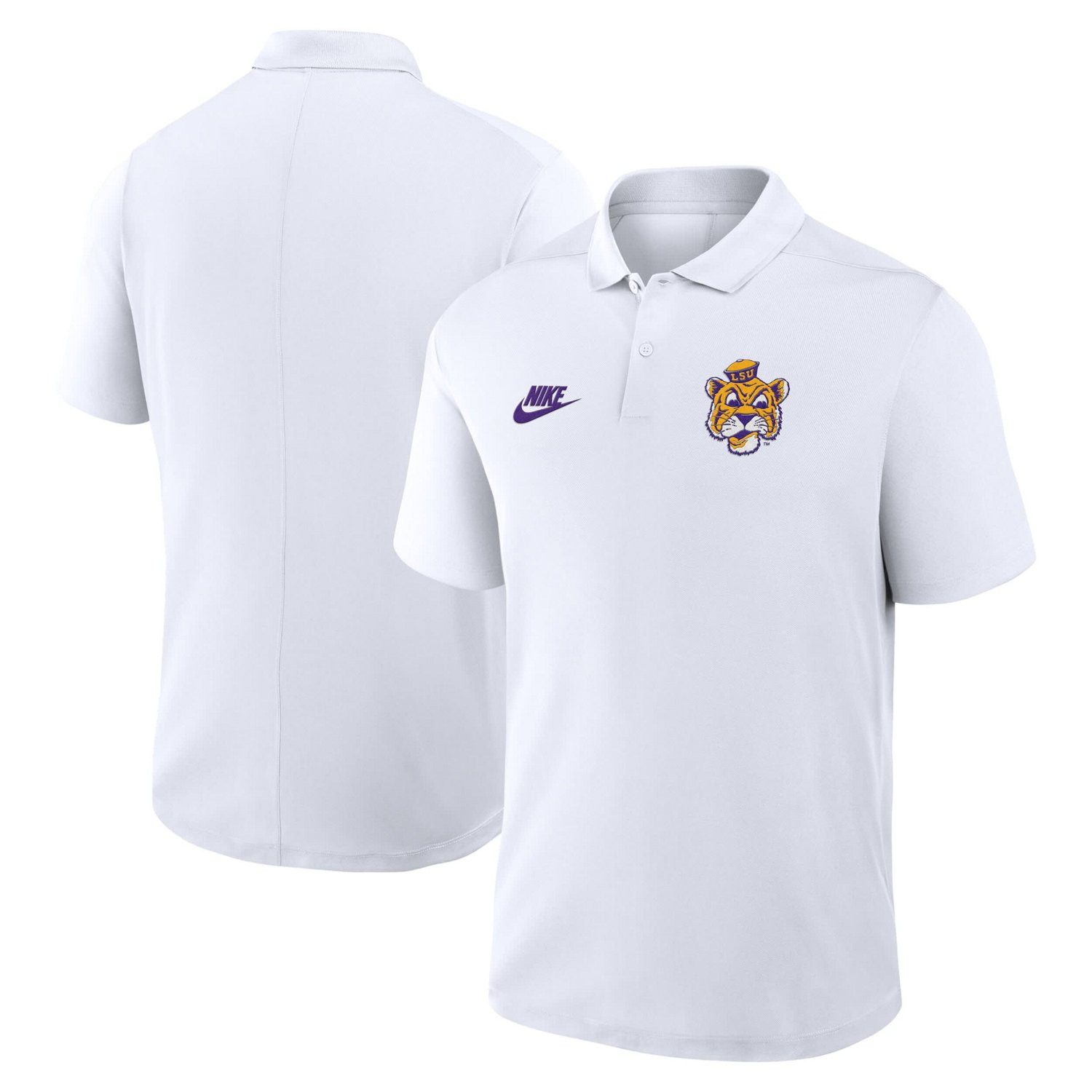 Nike LSU Tigers Primetime Victory Legacy Vault Logo Performance Polo - view number 1