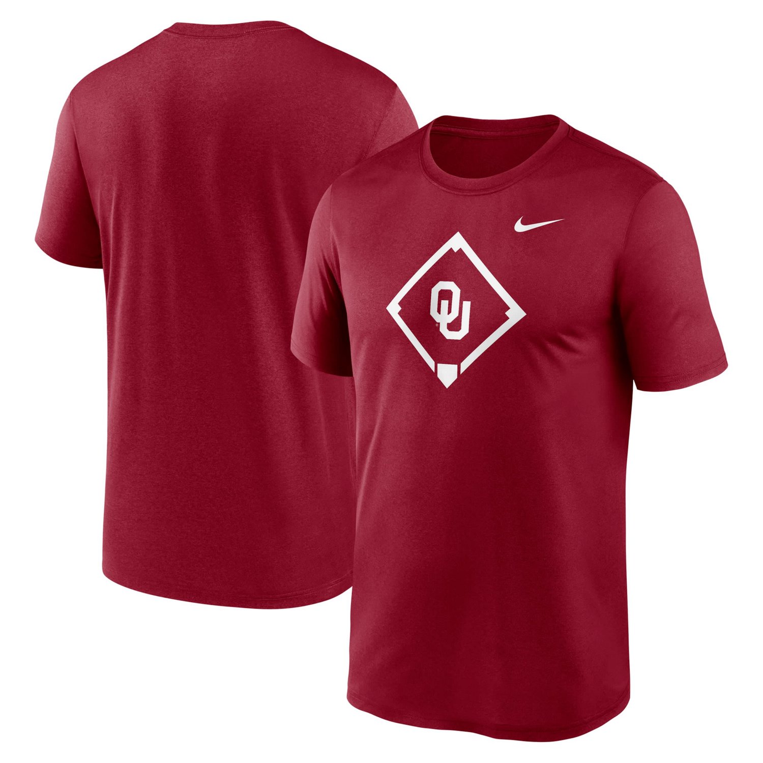 Nike Oklahoma Sooners Legend Baseball Icon Performance T-Shirt                                                                   - view number 1