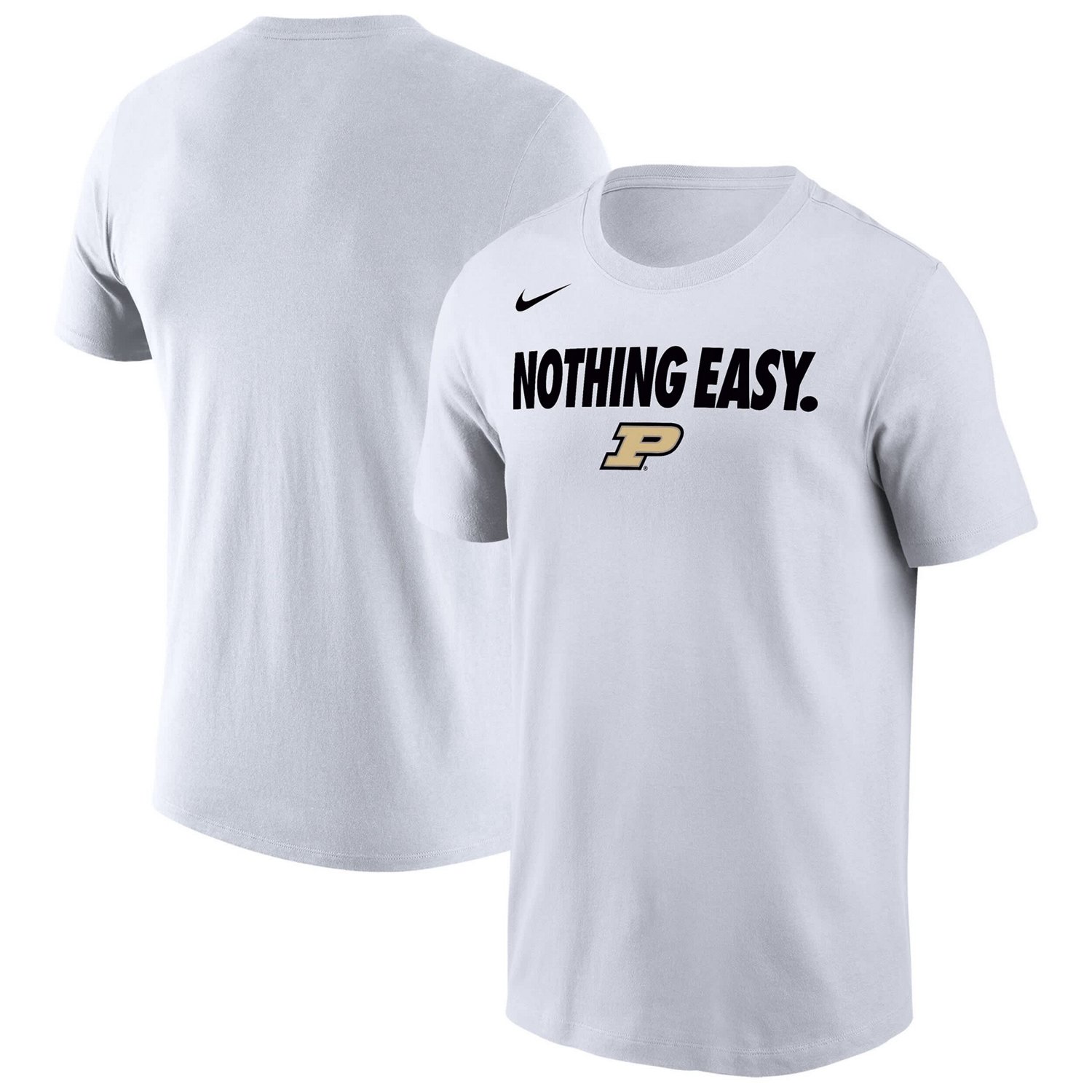 Nike Purdue Boilermakers 2025 On-Court Bench T-Shirt                                                                             - view number 1