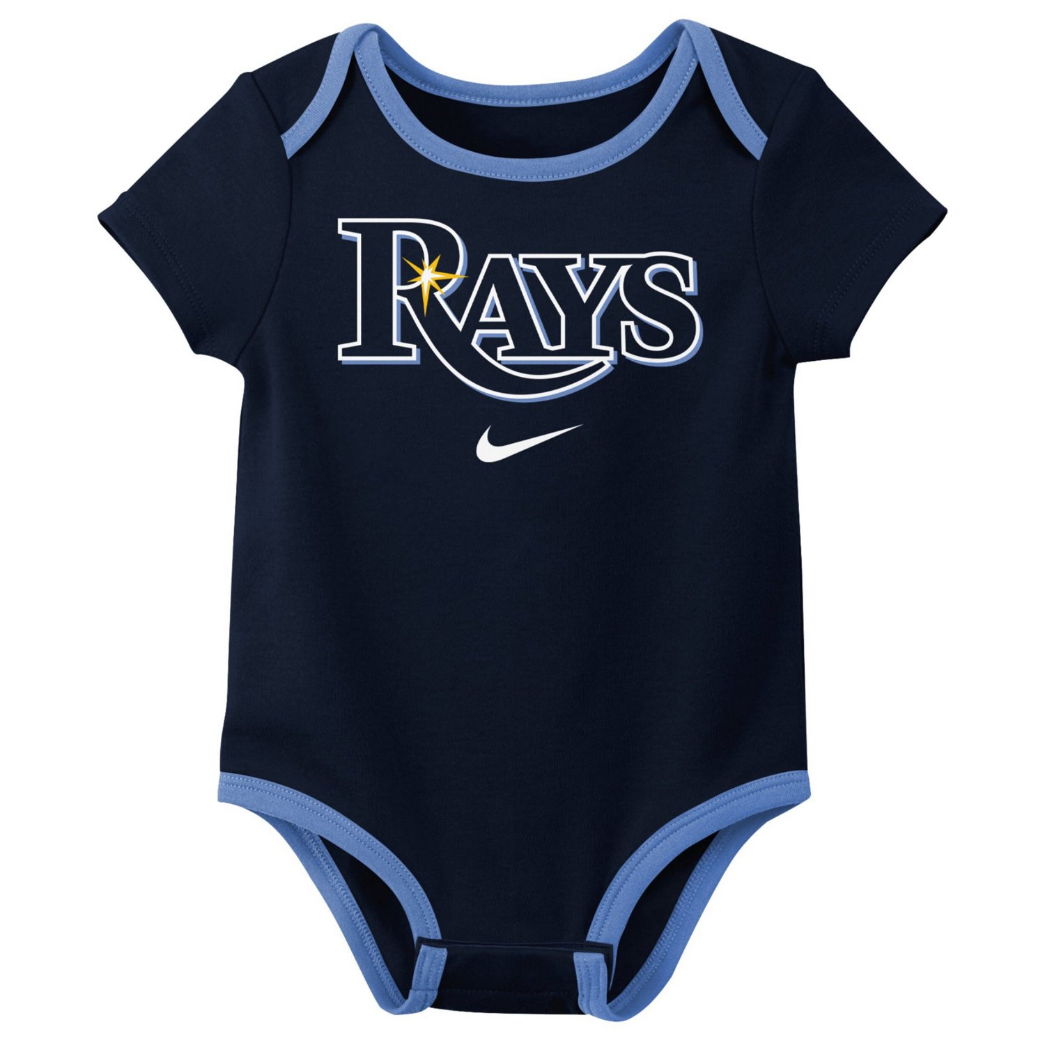 Nike Tampa Bay Rays Authentic Collection Three-Pack Bodysuit Set