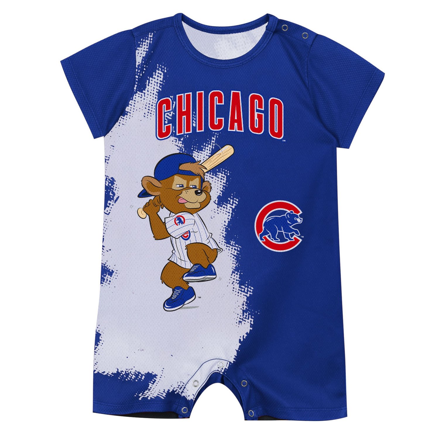 Outerstuff Chicago Cubs Baby Mascot Bodysuit - view number 2