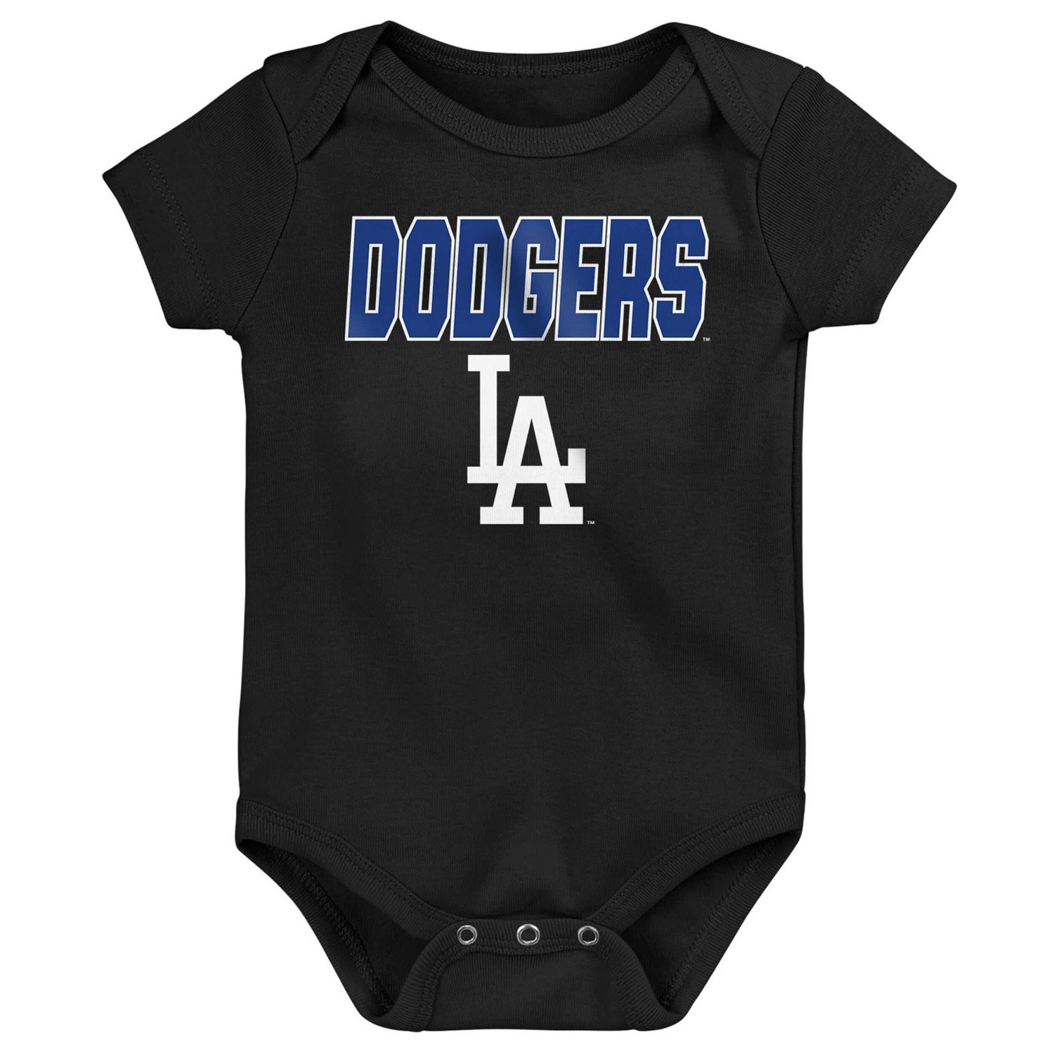 Outerstuff Los Angeles Dodgers Home Plate 3-Piece Creeper Set - view number 2