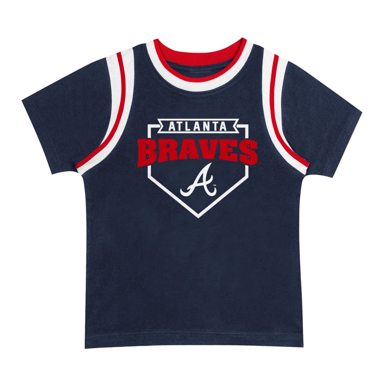 Preschool Fanatics Atlanta Braves Loaded Base T-Shirt  Shorts Set - view number 2