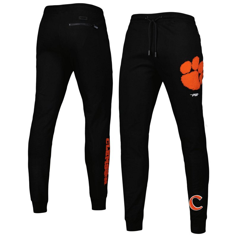 Pro Standard Clemson Tigers Classic DK Jogger Pants Black, X-Large - NCAA Men's Tops at Academy Sports