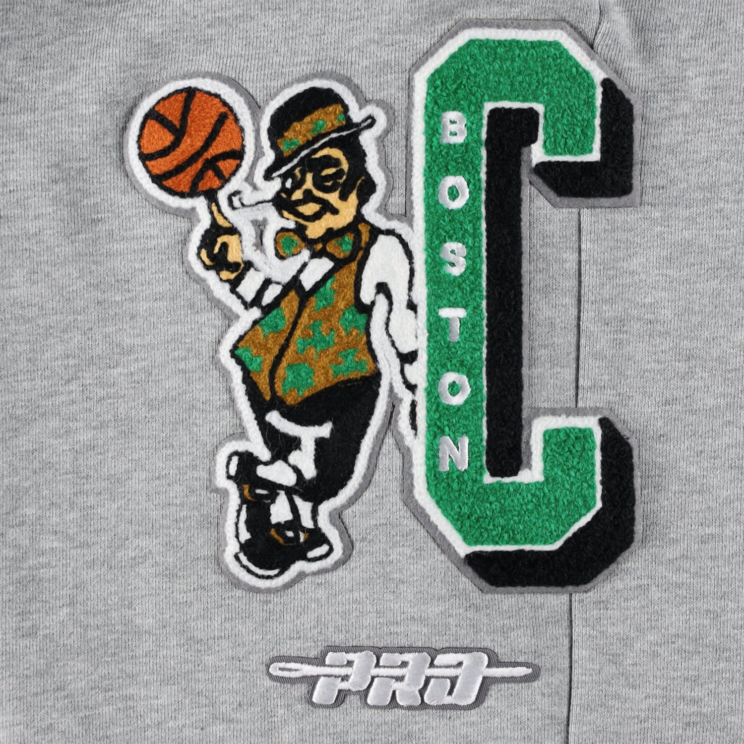 Pro Standard Heathered Gray Boston Celtics Mash Up Capsule Sweatpants                                                            - view number 3