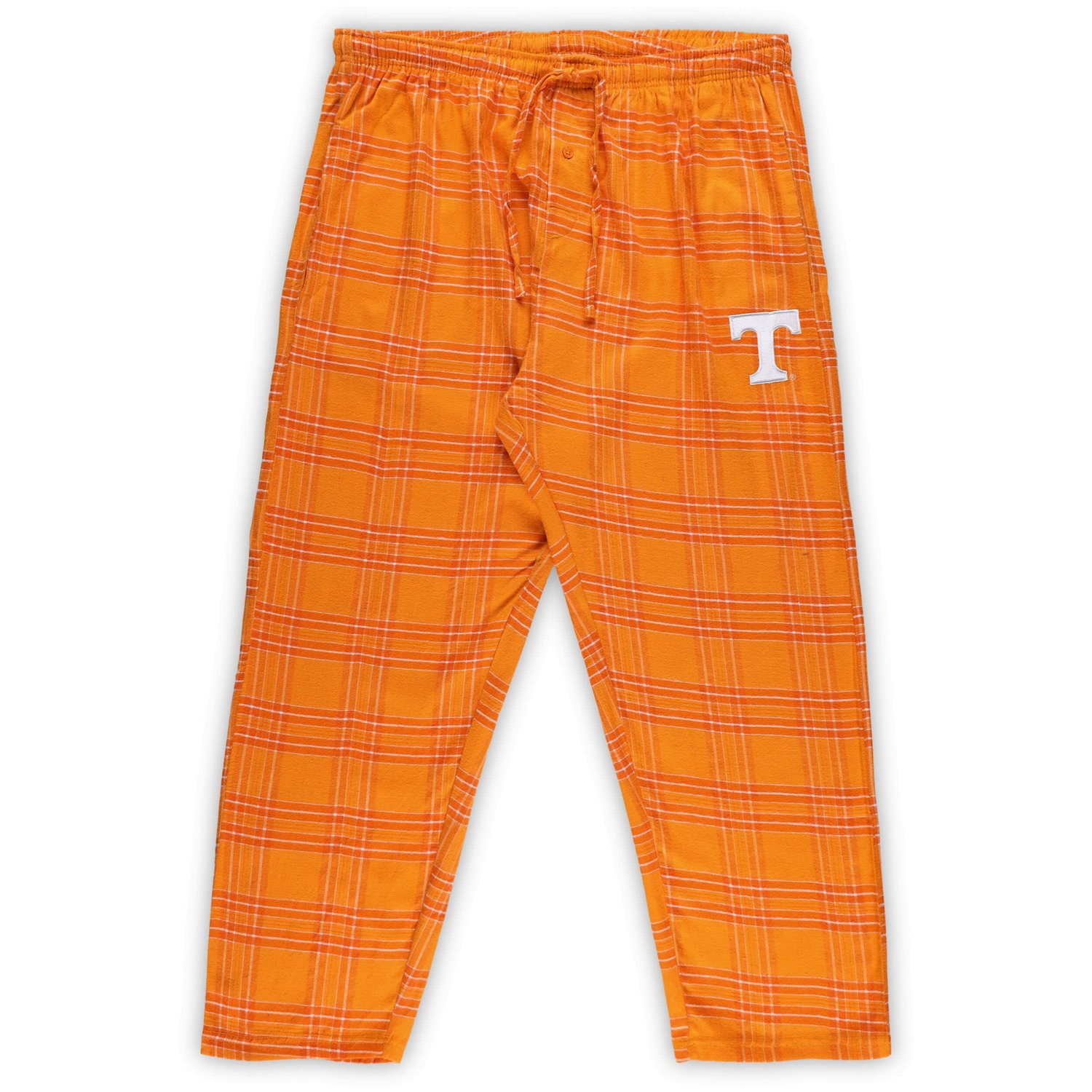 Profile Tennessee White Volunteers Big  Tall 2-Pack T-Shirt Flannel Pants Set