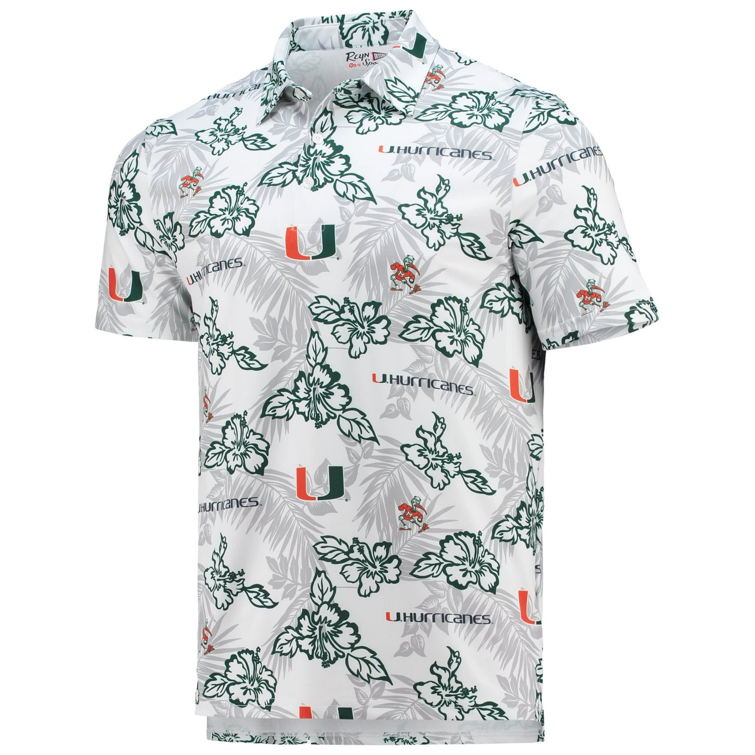 Reyn Spooner Miami Hurricanes Performance Polo - view number 2