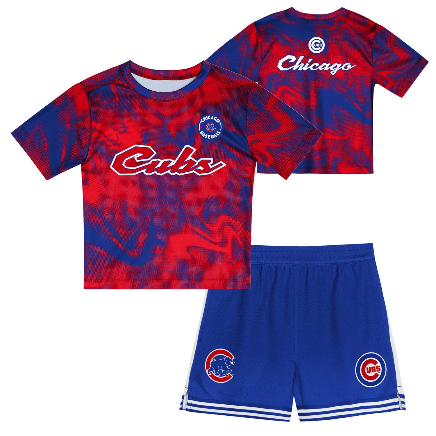 Royal Chicago Cubs Pinch Hitter Infielder T-Shirt  Shorts Set