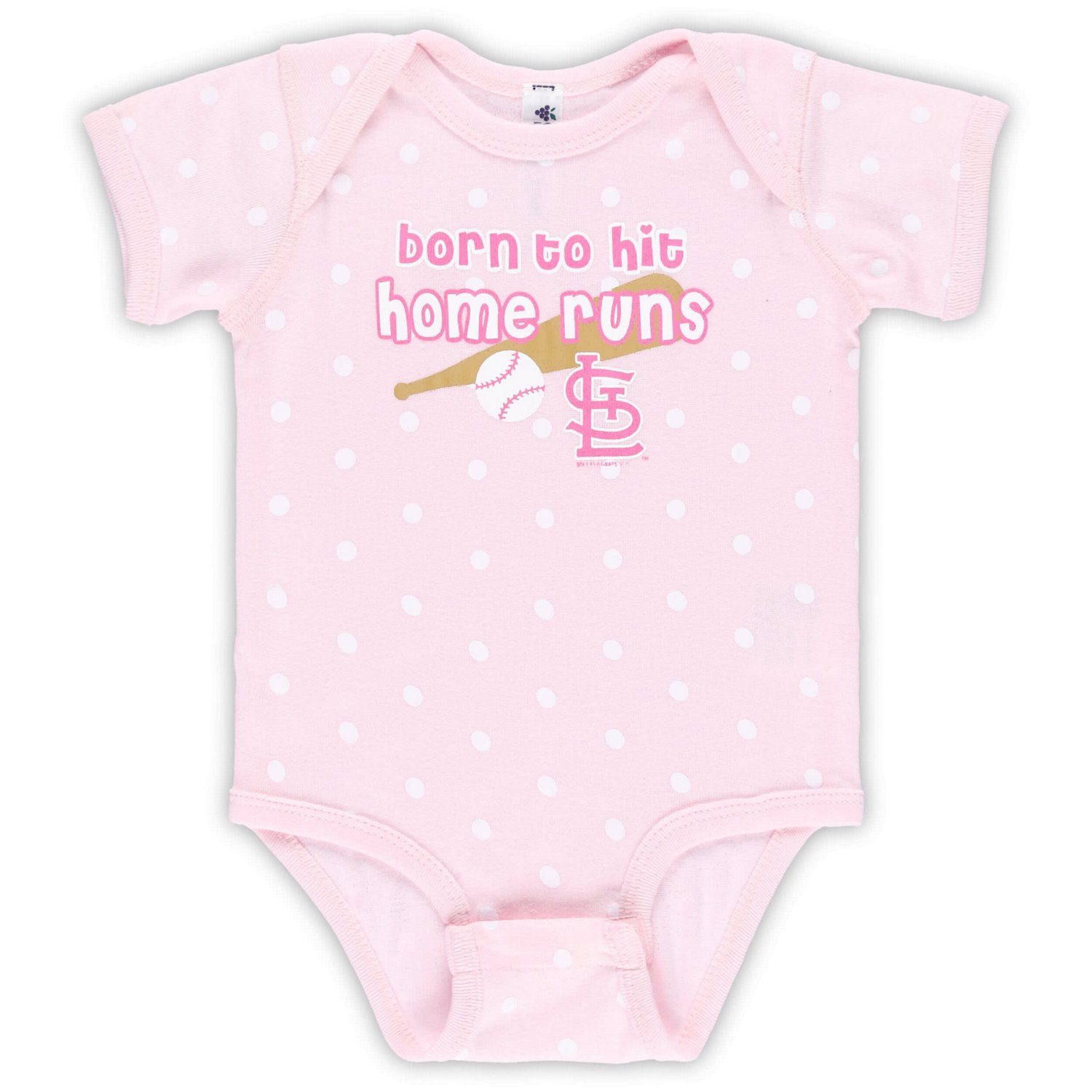 Soft as a Grape St Louis Cardinals 3-Pack Bodysuit Set - view number 4