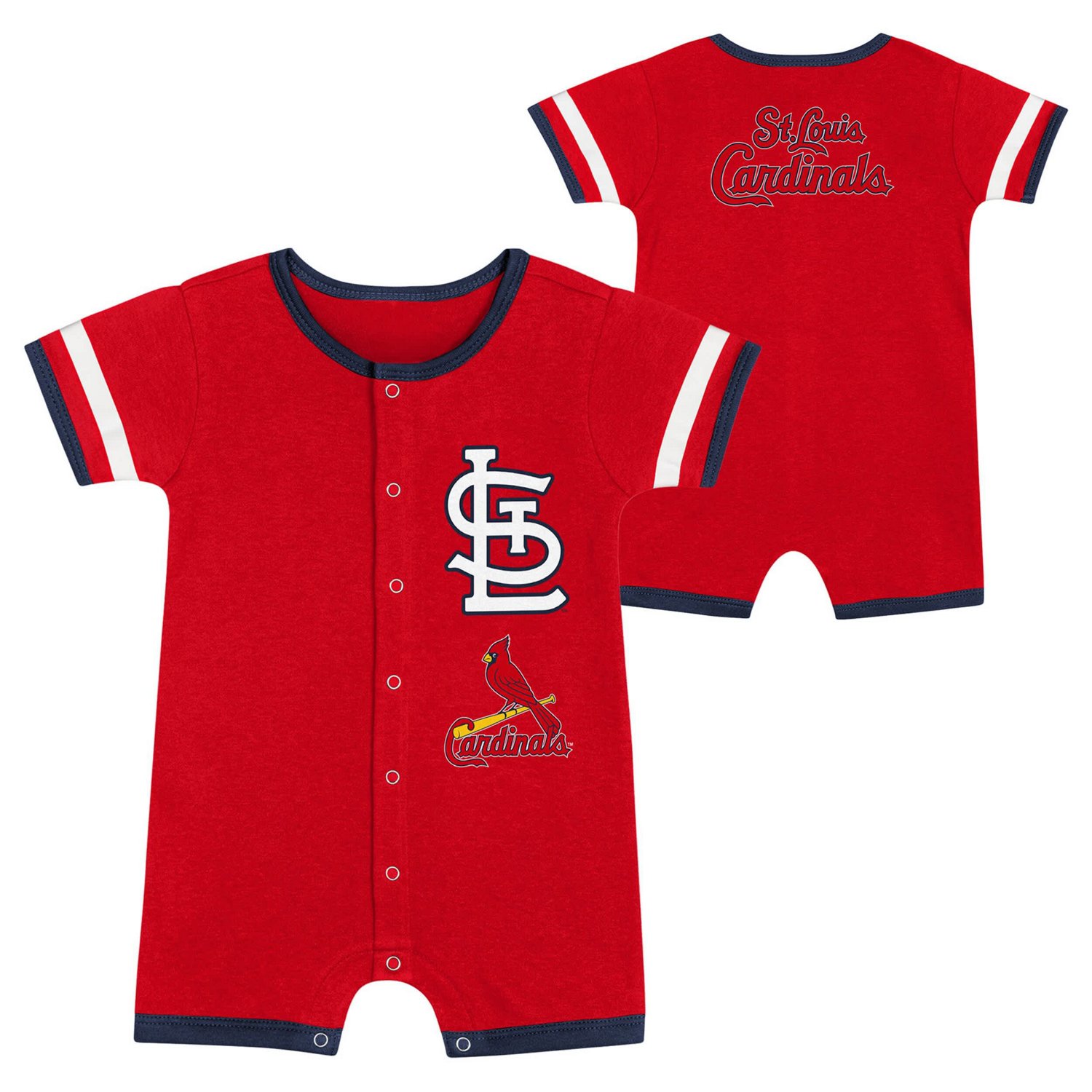 St Louis Cardinals Double Hit Coverall 2-Piece Set - view number 1