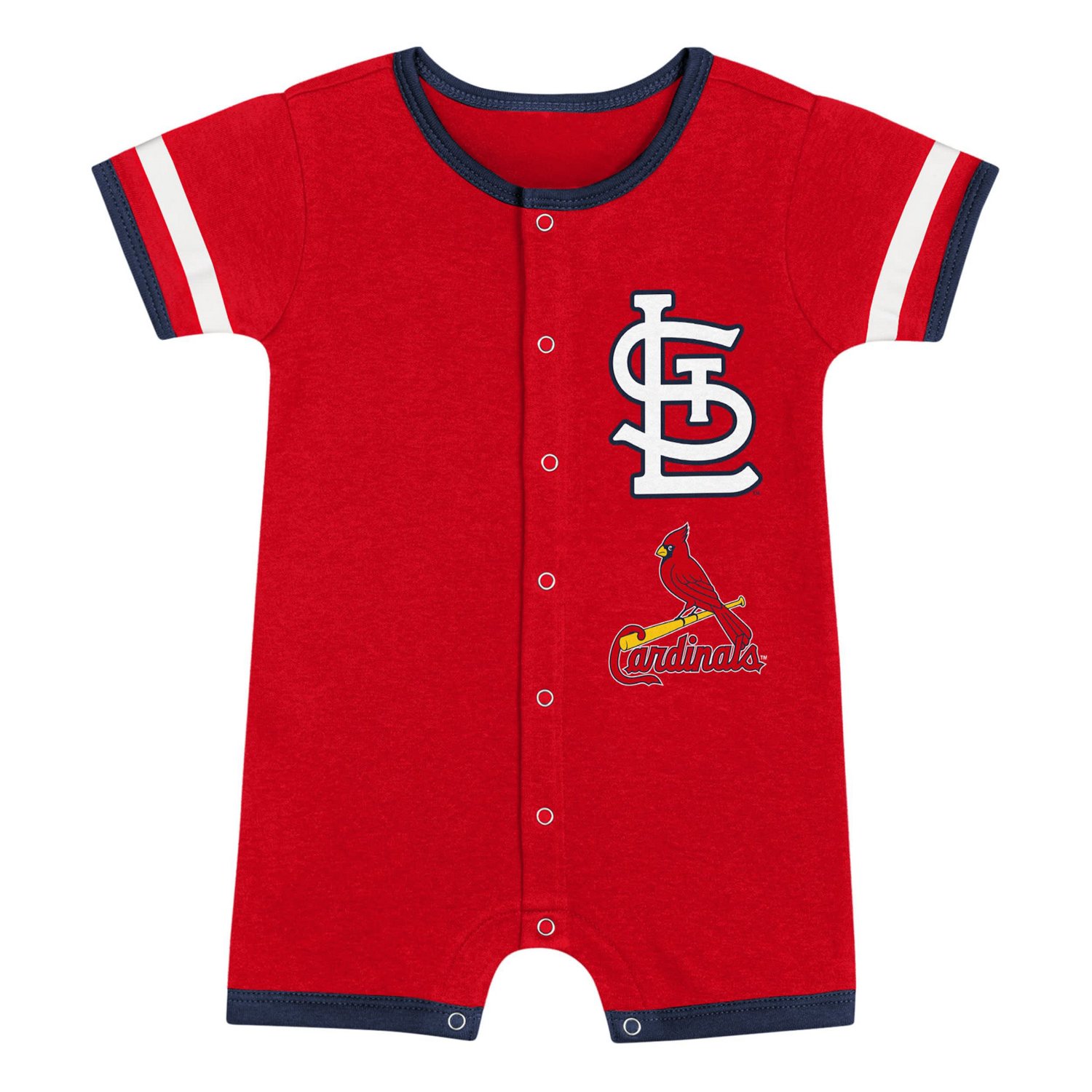 St Louis Cardinals Double Hit Coverall 2-Piece Set - view number 2