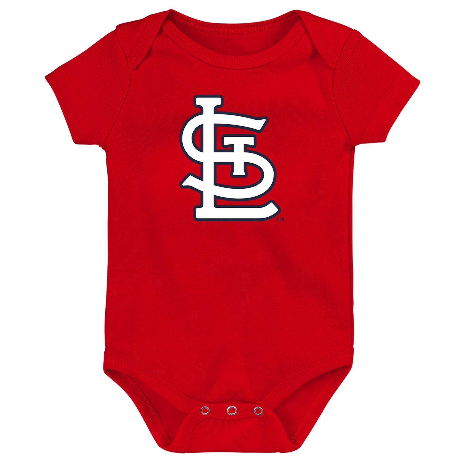St Louis Cardinals Slide Home Three-Pack Bodysuit Set - view number 2