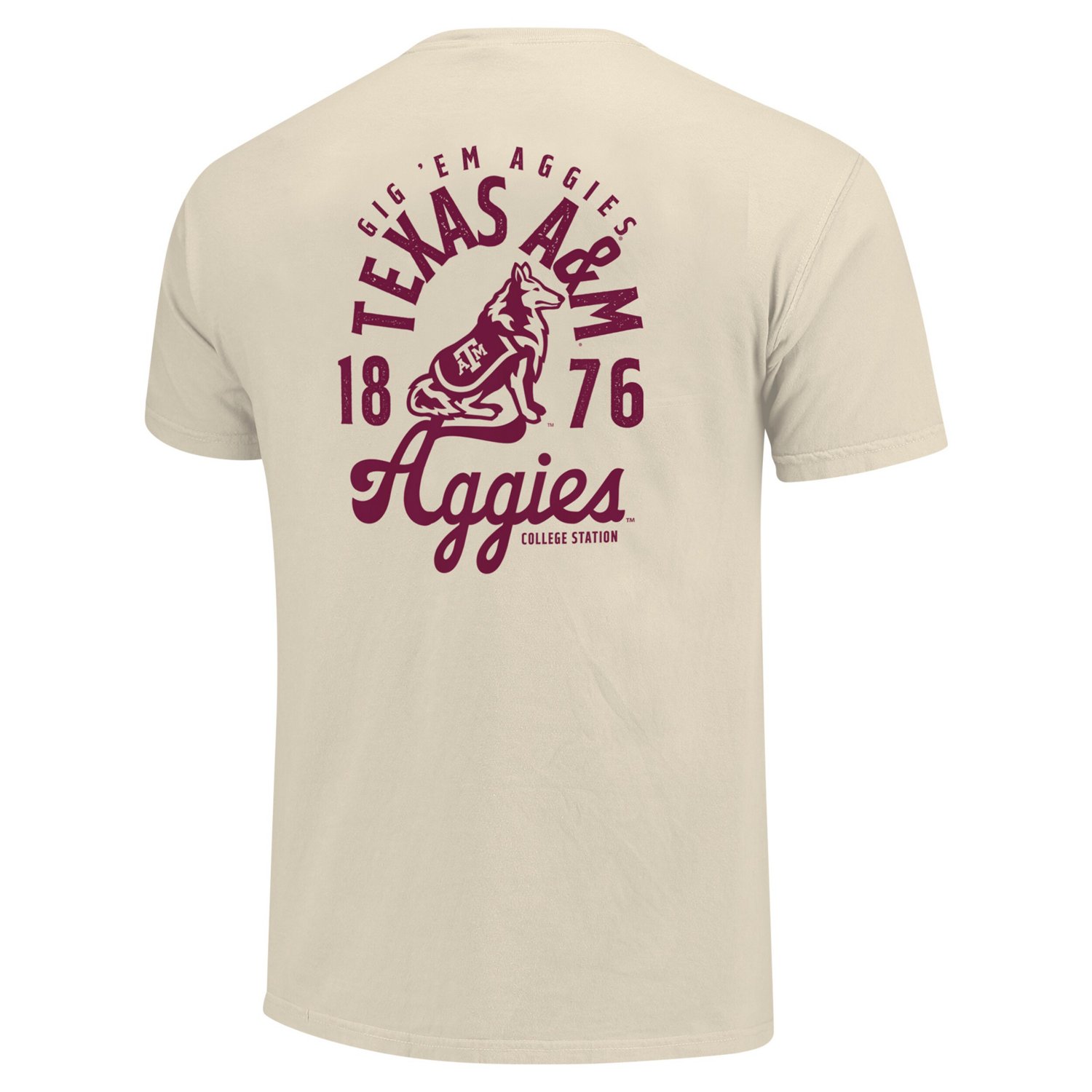 Texas AM Aggies Comfort Colors Mascot Overlay T-Shirt - view number 3