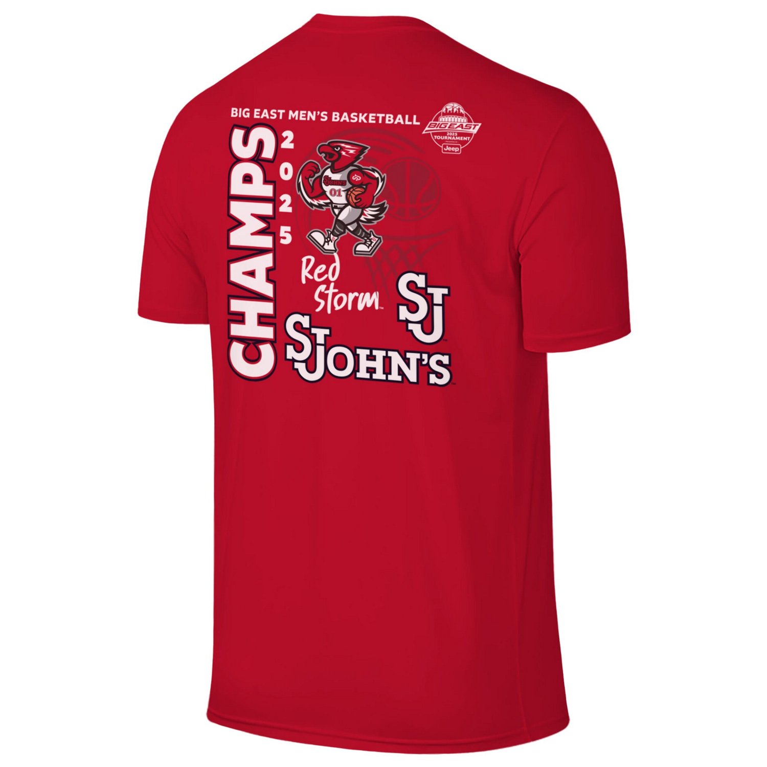 The Victory St John's Storm 2025 Big East Basketball Conference Tournament Champions T-Shirt - view number 3