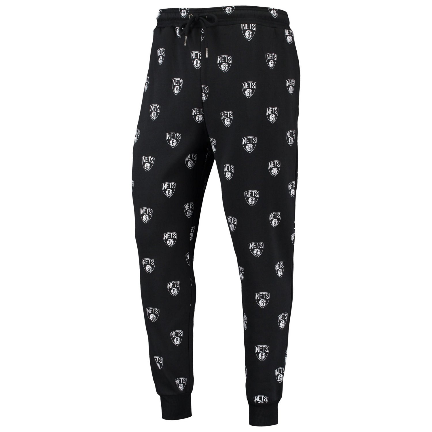 The Wild Collective Brooklyn Nets Allover Logo Jogger Pants