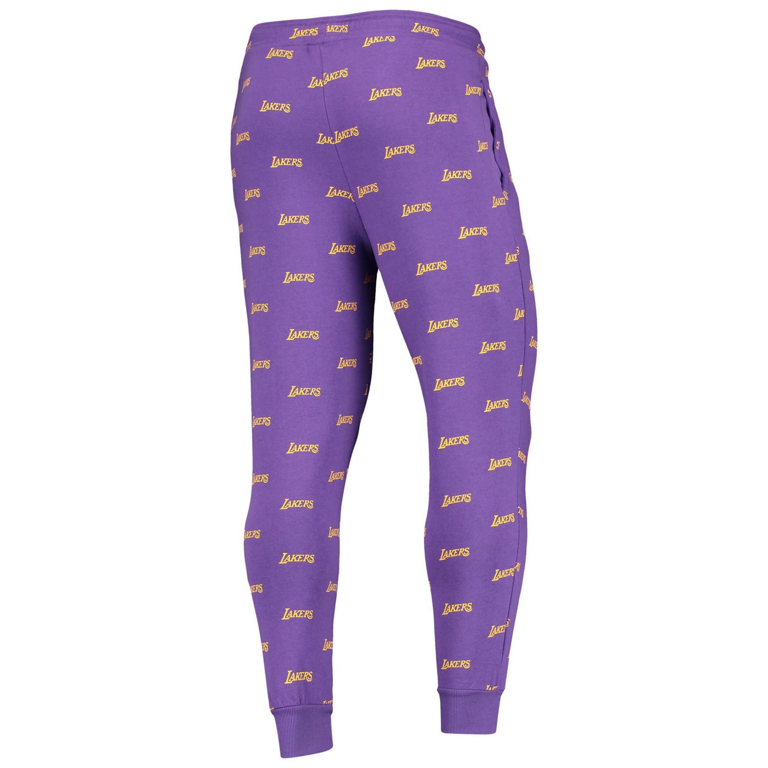 The Wild Collective Los Angeles Lakers Allover Logo Jogger Pants - view number 3