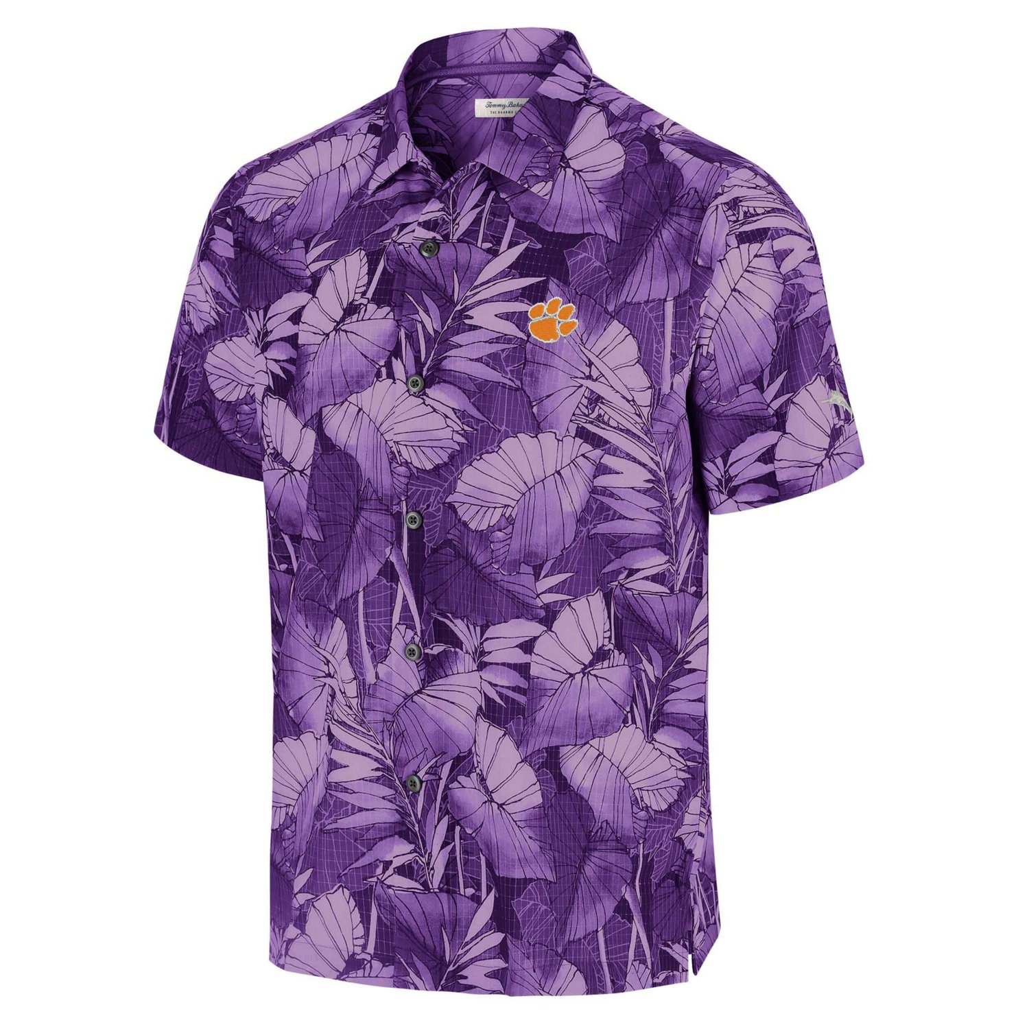 Tommy Bahama Clemson Tigers Coast Nuevo Fronds Button-Up Shirt