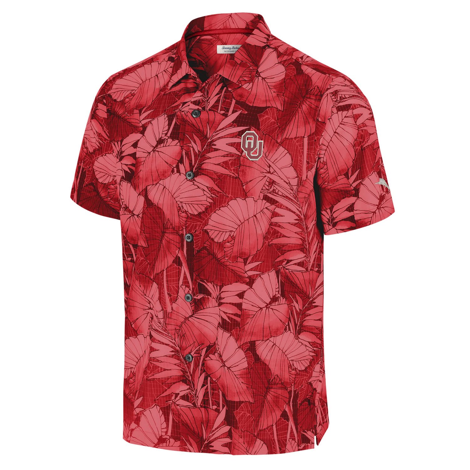 Tommy Bahama Oklahoma Sooners Coast Nuevo Fronds Button-Up Shirt