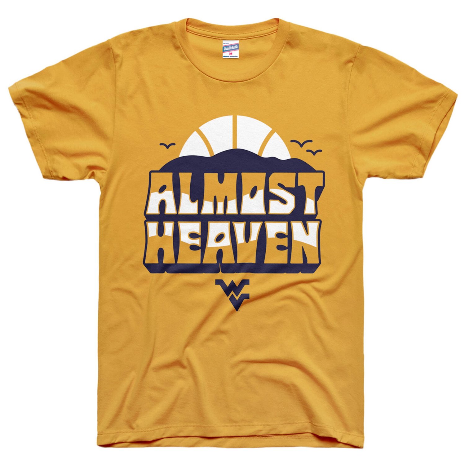 Unisex Charlie Hustle West Virginia Mountaineers Almost Heaven T-Shirt - view number 1