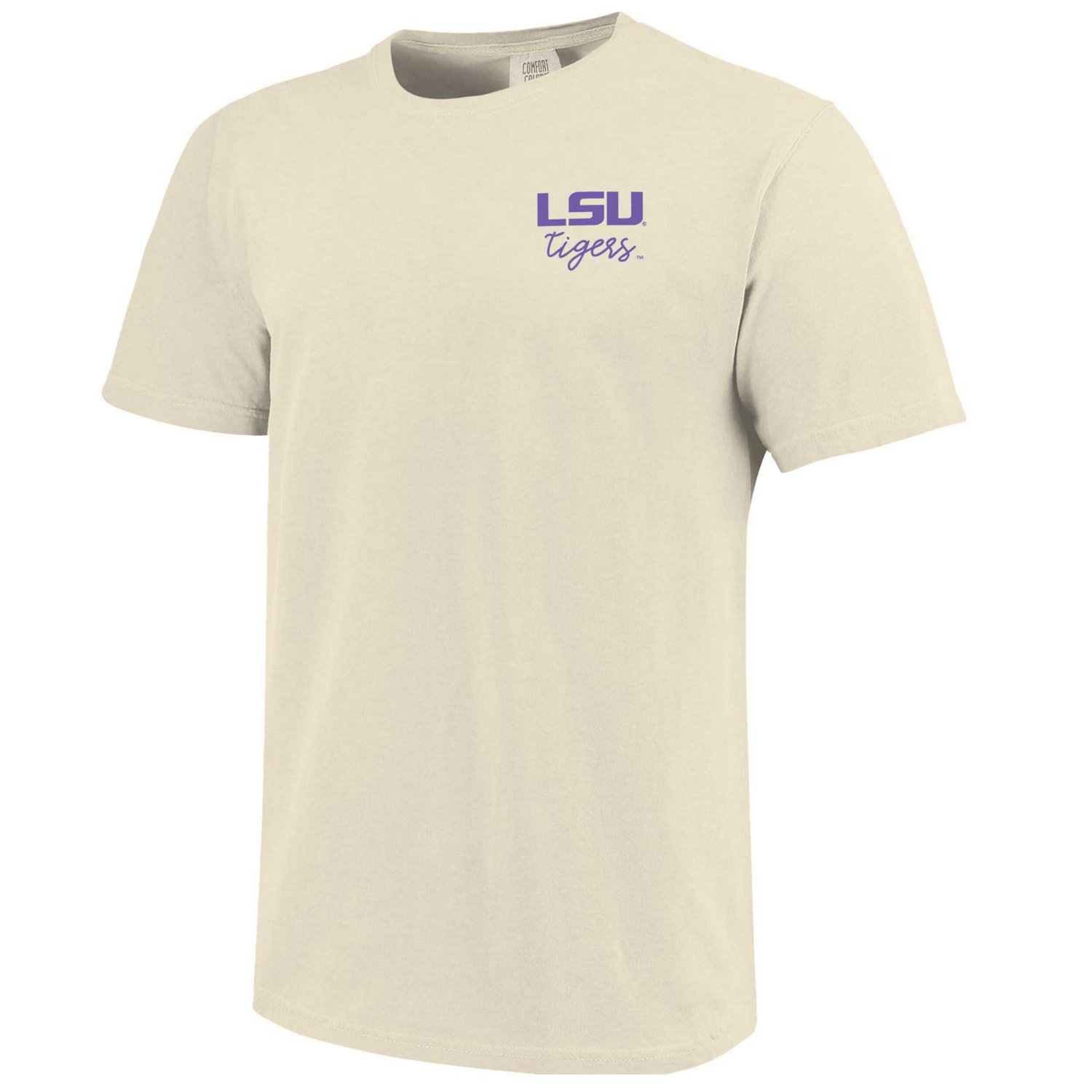 Unisex Image One LSU Tigers Comfort Colors Coquette T-Shirt                                                                      - view number 2