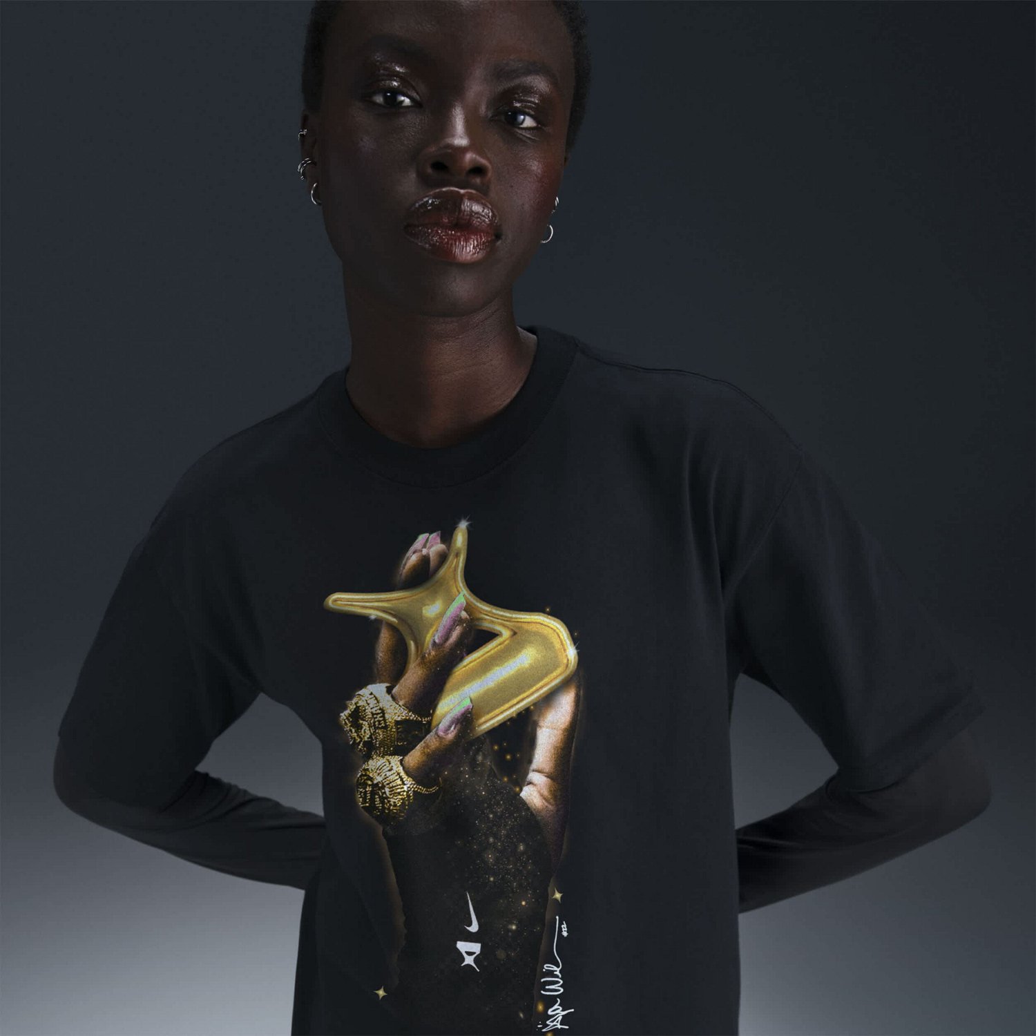Unisex Nike A'ja Wilson Las Vegas Aces WNBA Summit Player T-Shirt - view number 4