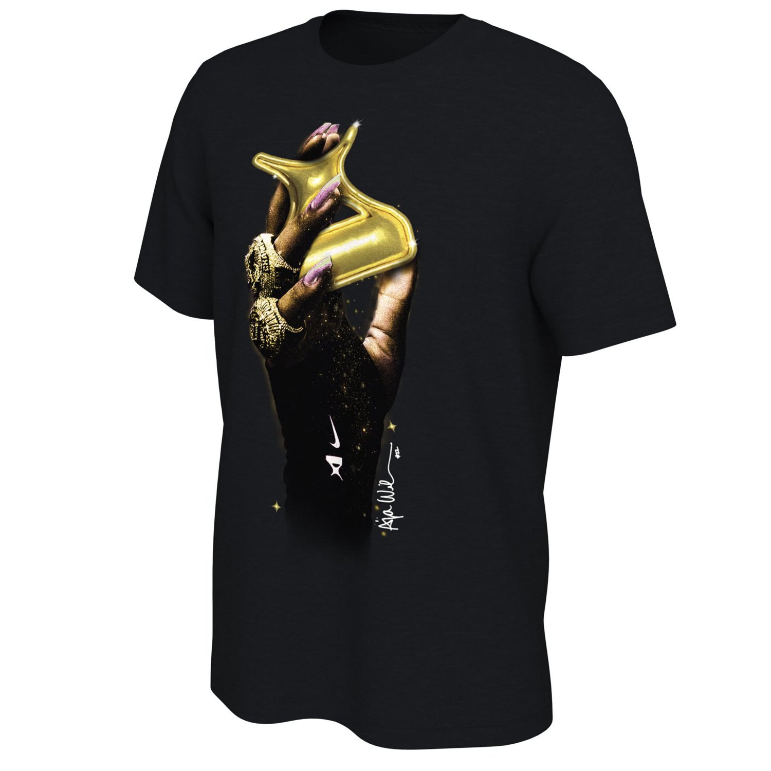 Unisex Nike A'ja Wilson Las Vegas Aces WNBA Summit Player T-Shirt - view number 2