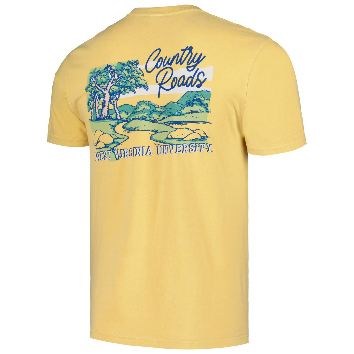 Unisex West Virginia Mountaineers Hyper Local Country Roads T-Shirt - view number 3