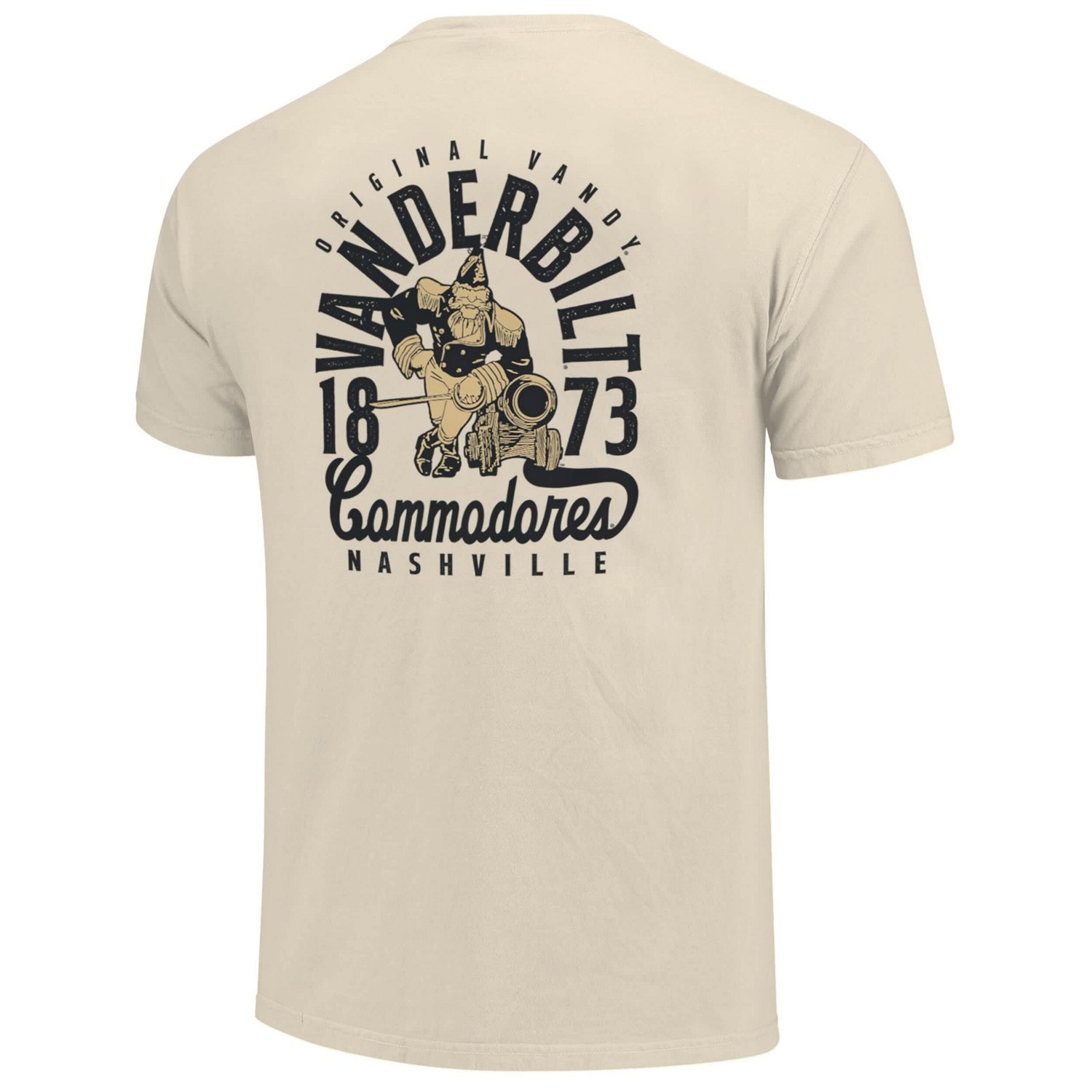 Vanderbilt Commodores Comfort Colors Mascot Overlay T-Shirt - view number 3