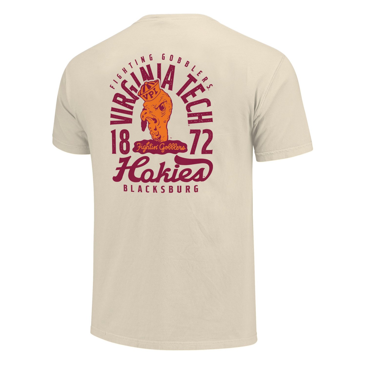 Virginia Tech Hokies Comfort Colors Mascot Overlay T-Shirt - view number 3