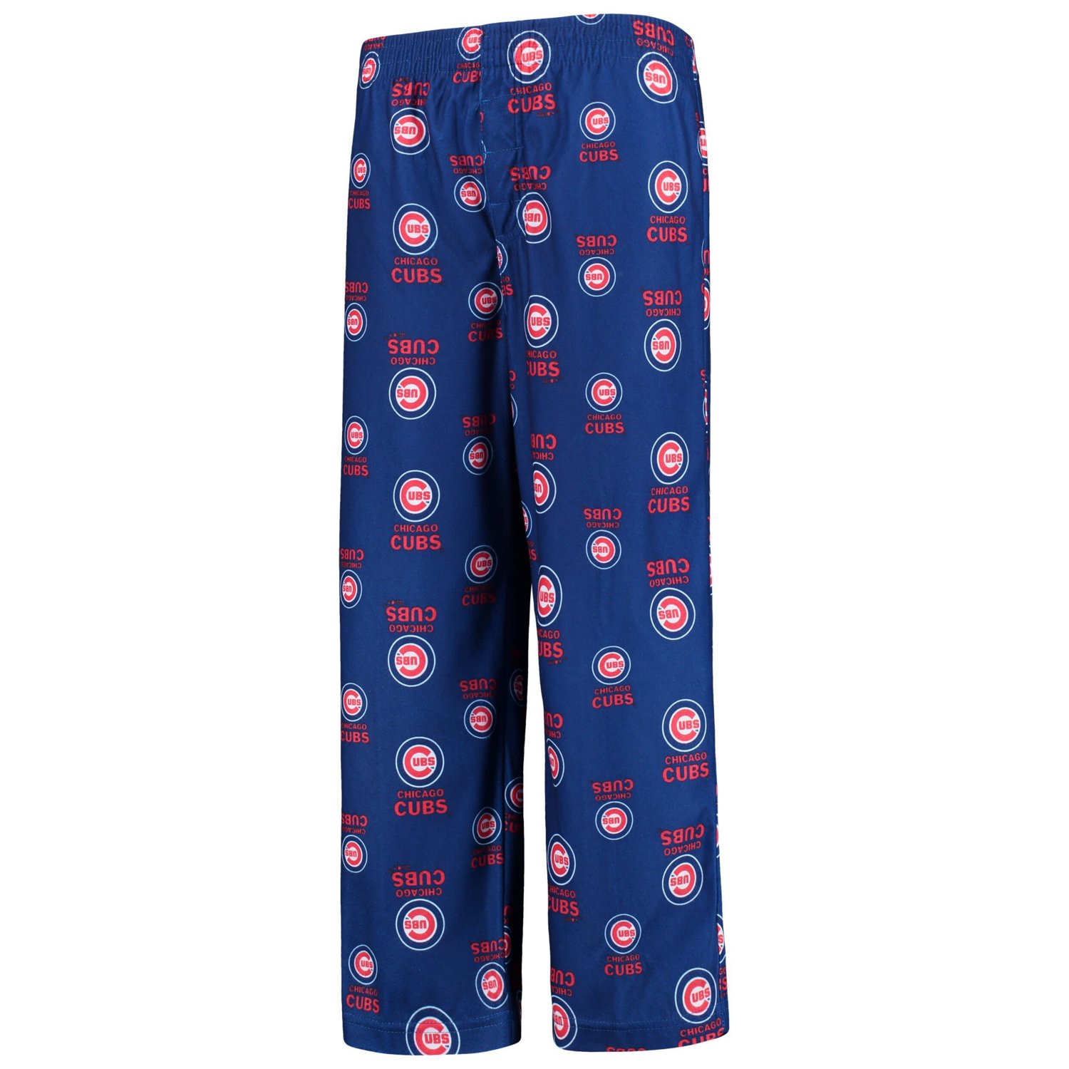 Youth Chicago Cubs Team Color Printed Logo Pants