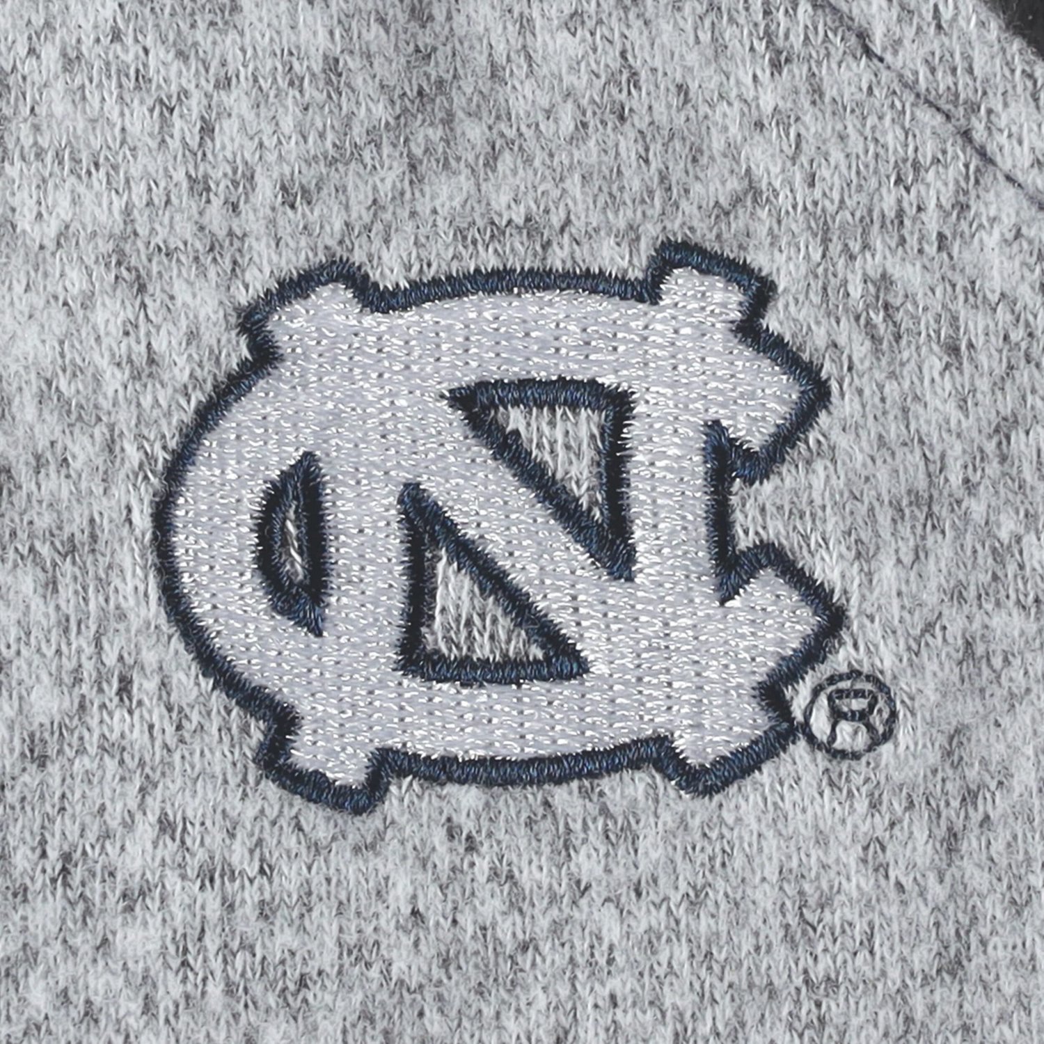 ZooZatz /Gray North Carolina Tar Heels Colorblock Cozy Tri-Blend Lounge Pants - view number 4