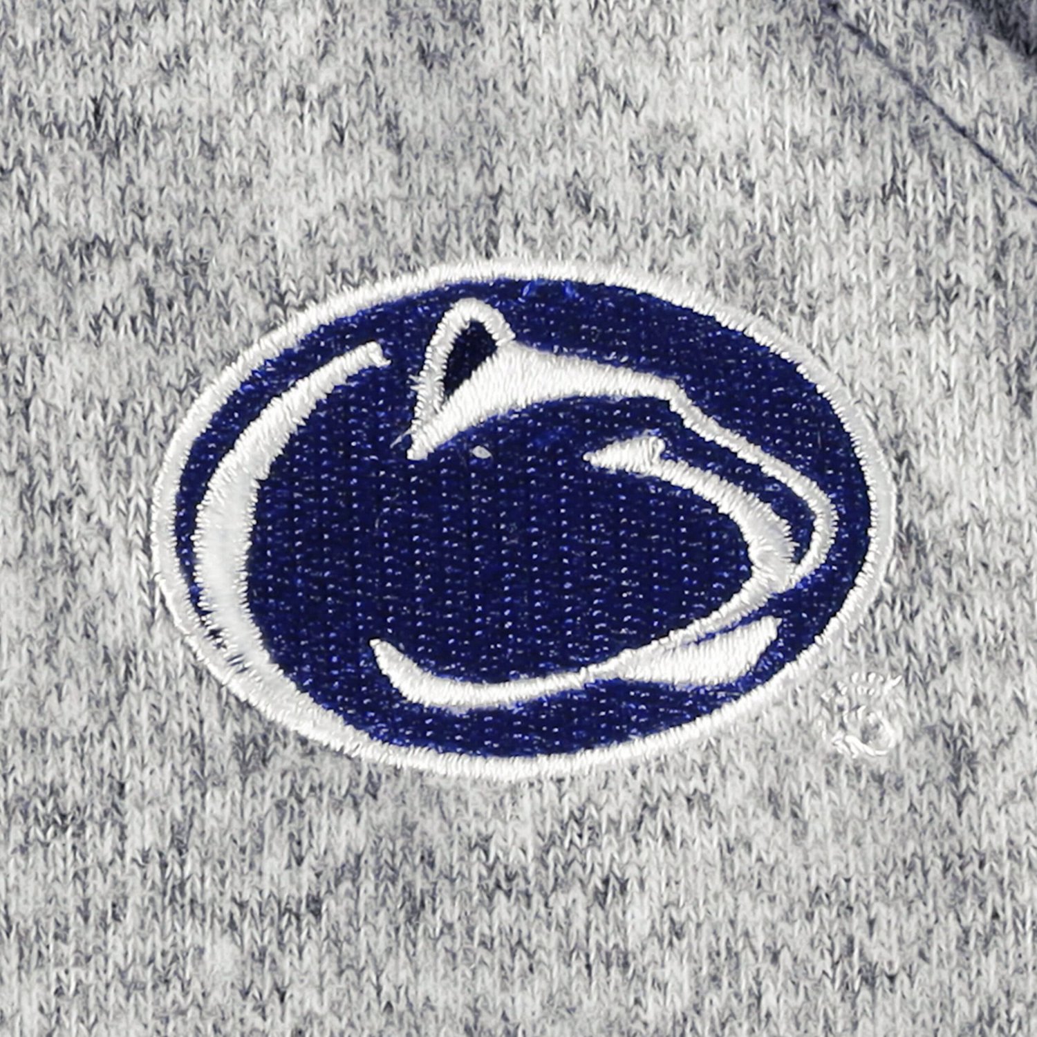 ZooZatz /Gray Penn State Nittany Lions Colorblock Cozy Tri-Blend Lounge Pants - view number 4