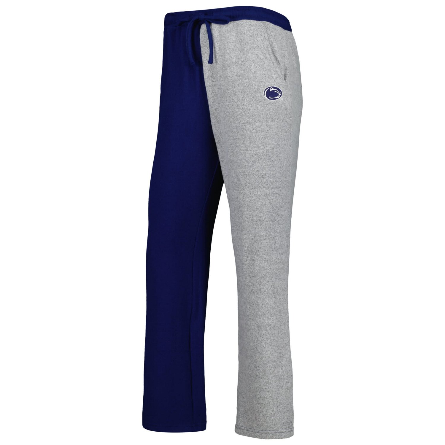 ZooZatz /Gray Penn State Nittany Lions Colorblock Cozy Tri-Blend Lounge Pants - view number 2