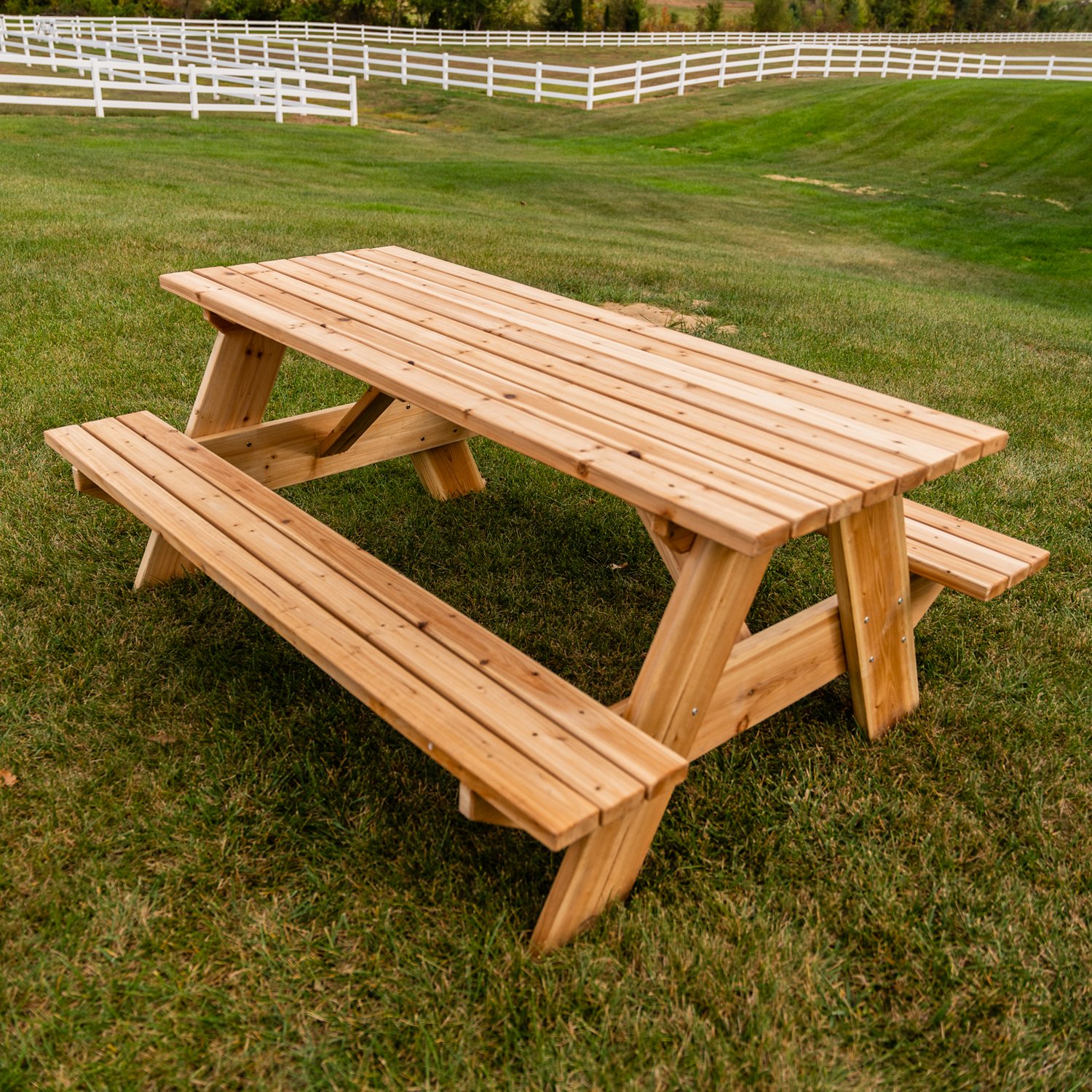 Jack & June Adult Rectangular Picnic Table - view number 5