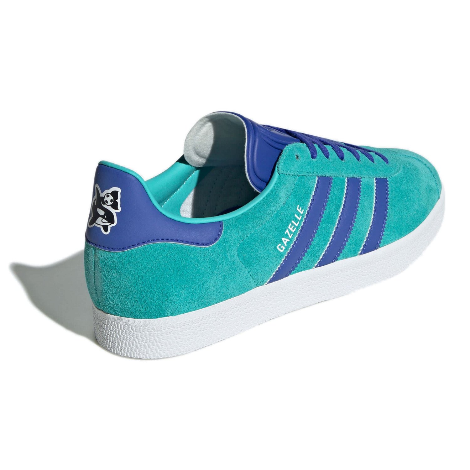 adidas Blue Seattle Sounders FC 2025 Jersey Hook Third Gazelle Shoes - view number 4