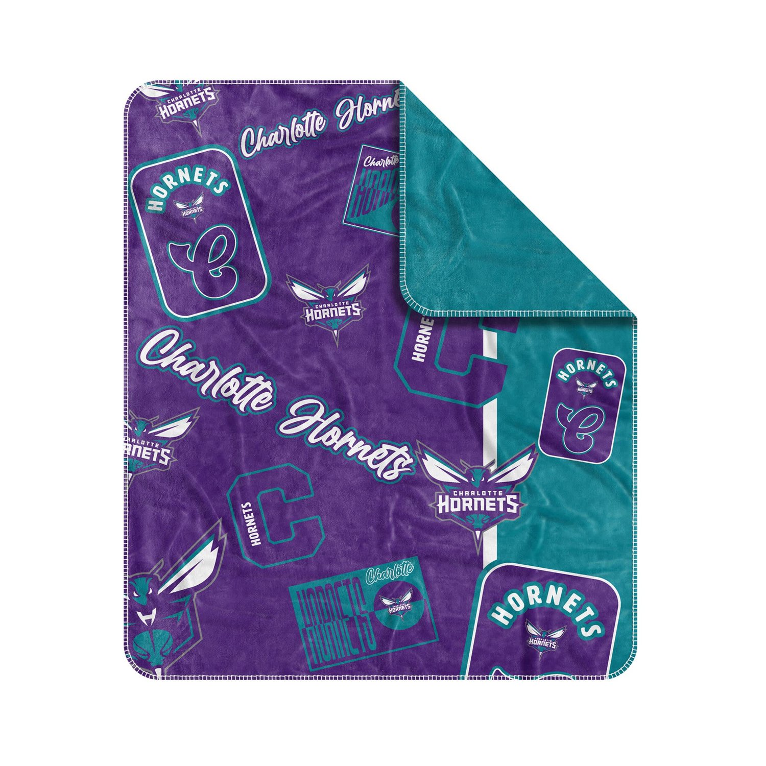 Charlotte Hornets 50" x 60" Dream Weave Throw Blanket - view number 2