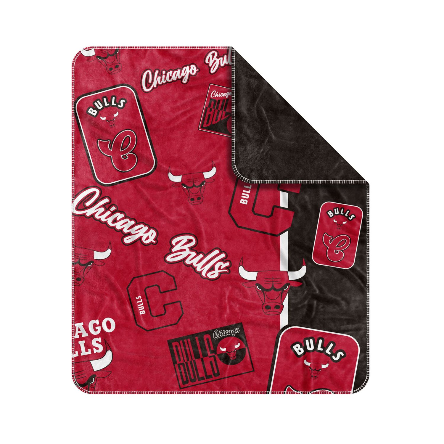 Chicago Bulls 50 x 60 Dream Weave Throw Blanket - view number 2