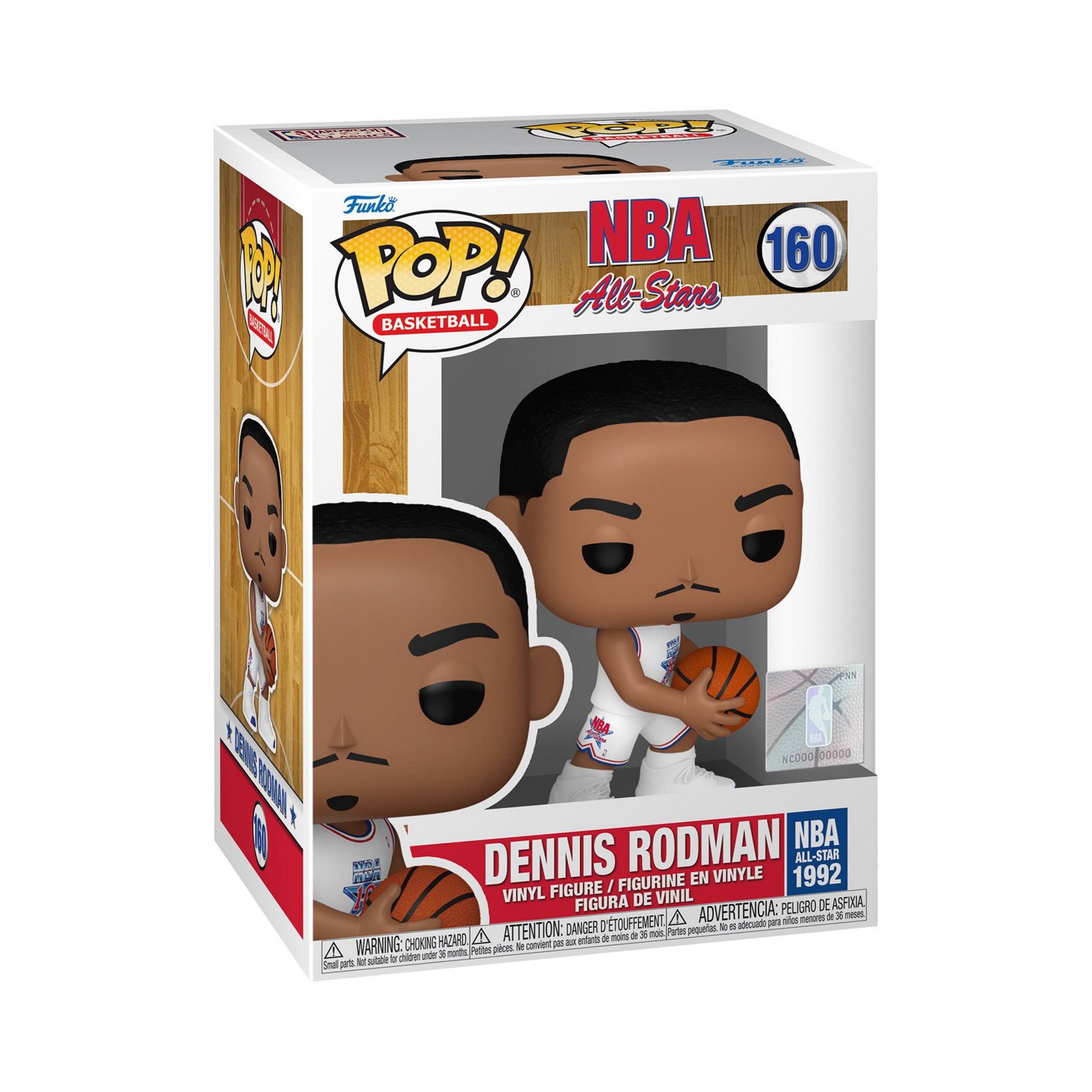 Dennis Rodman 1992 NBA All-Star Game 160 Funko Pop Vinyl Figure