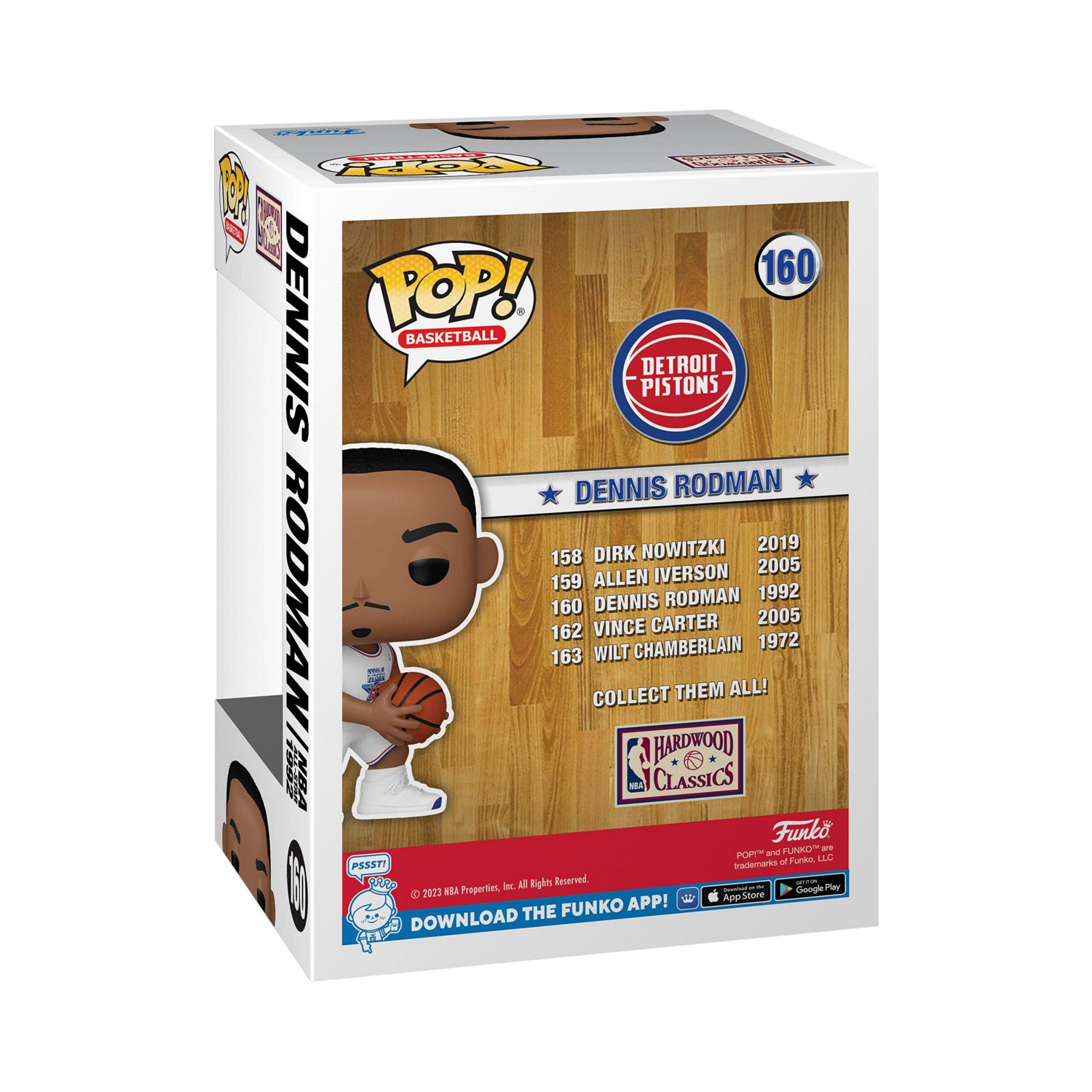 Dennis Rodman 1992 NBA All-Star Game 160 Funko Pop Vinyl Figure