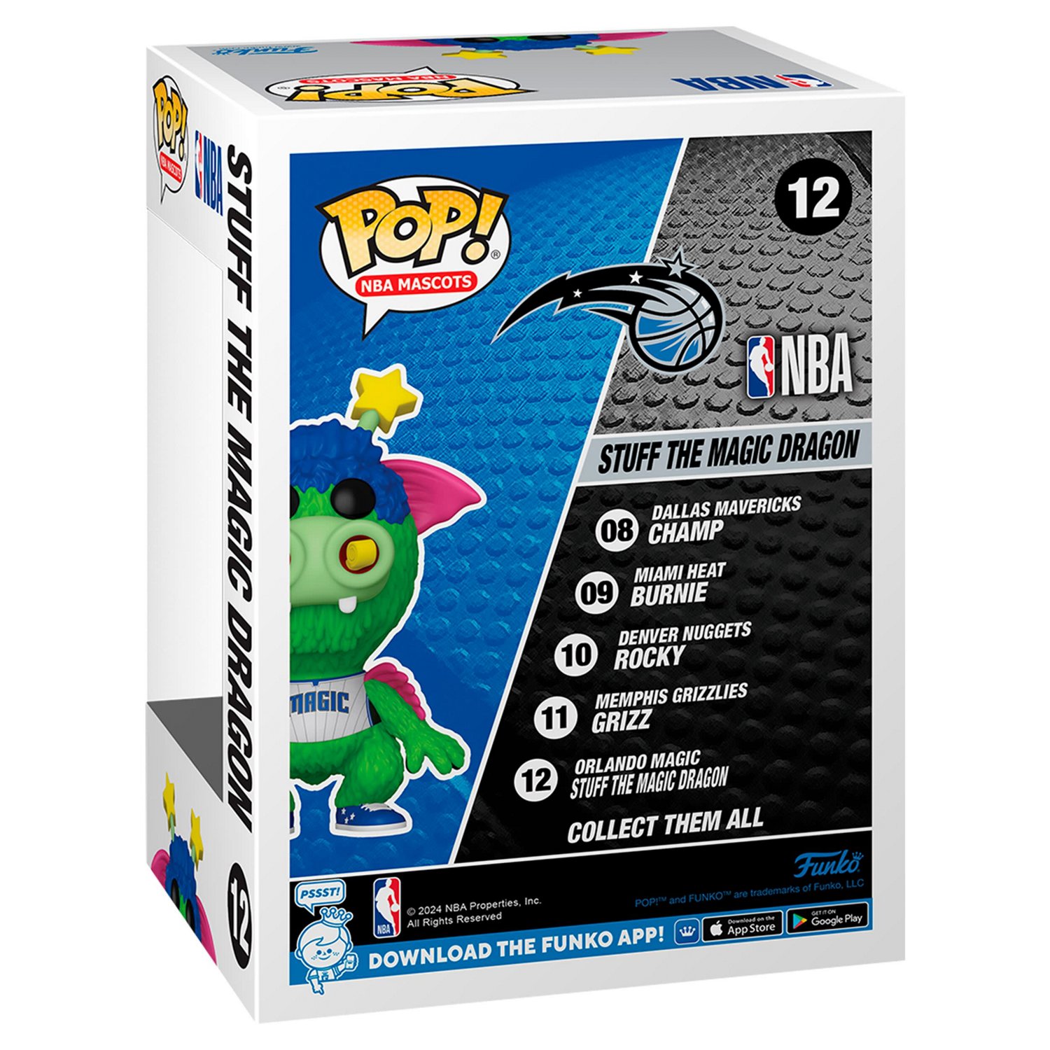 Funko Orlando Magic Pop Stuff The Magic Dragon 12 Vinyl Figure                                                                   - view number 2