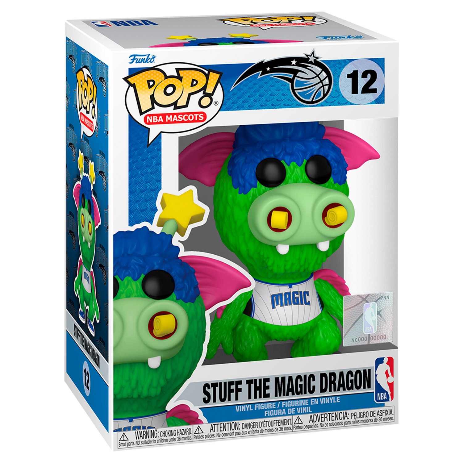 Funko Orlando Magic Pop Stuff The Magic Dragon 12 Vinyl Figure                                                                   - view number 1
